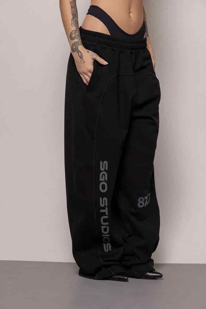 SET BUZO Y SUDADERA DAMA-NEGRO - miniatura 4