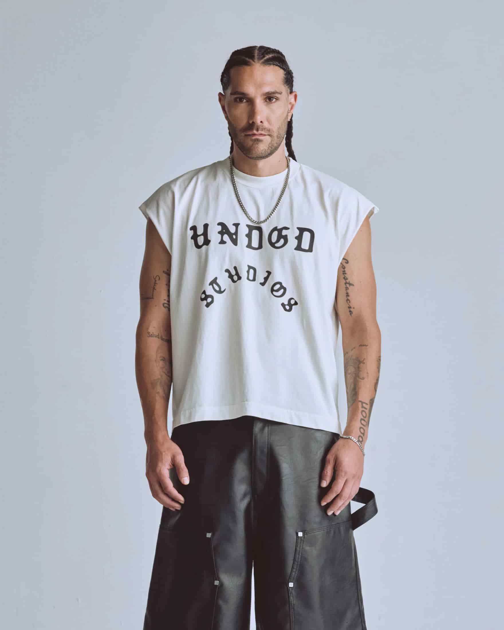 Capsule UNDGD STUDIOS Sleeveless Tshirt White - miniatura 2