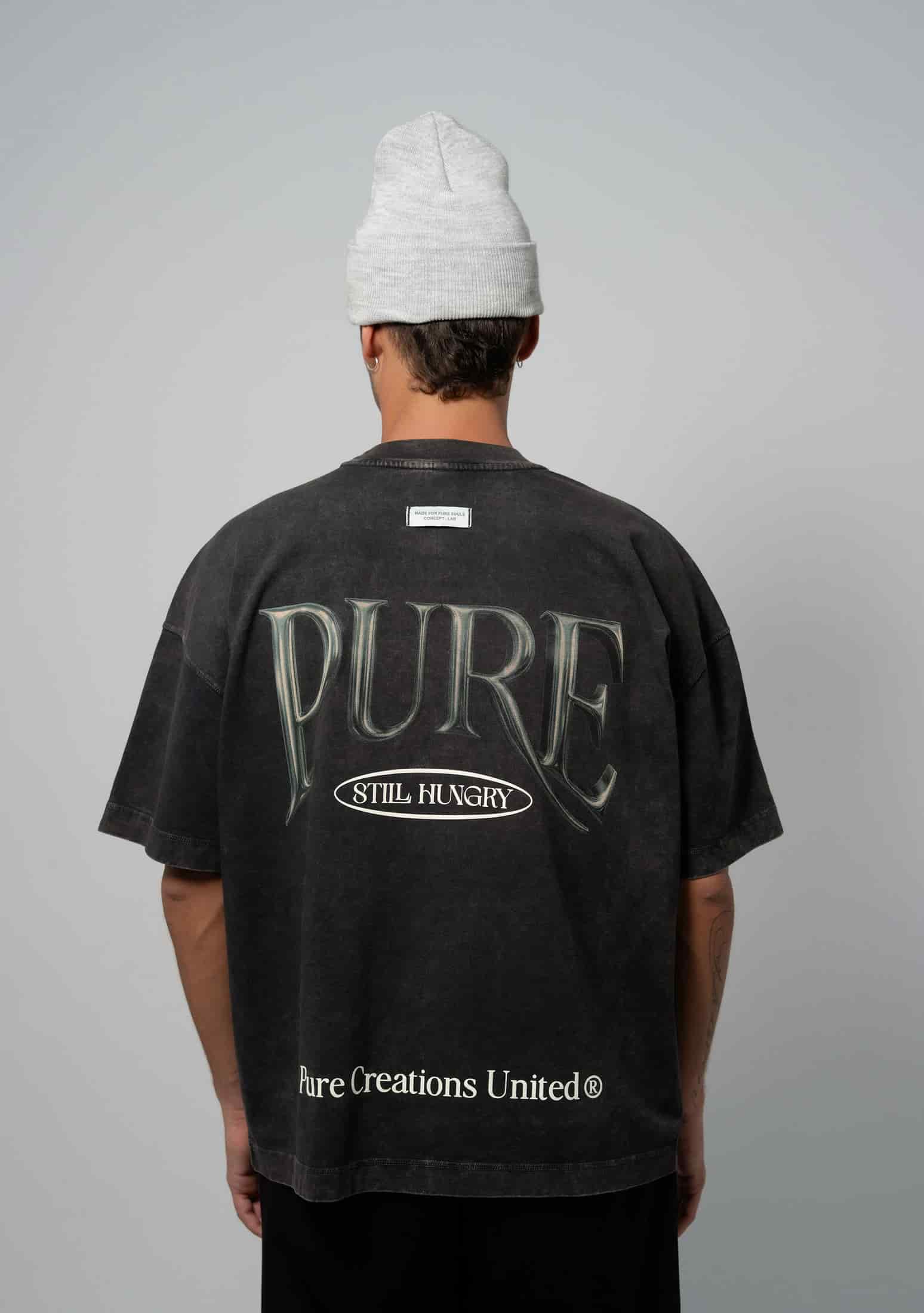 Still Hungry Washed Gray T-Shirt - miniatura 2