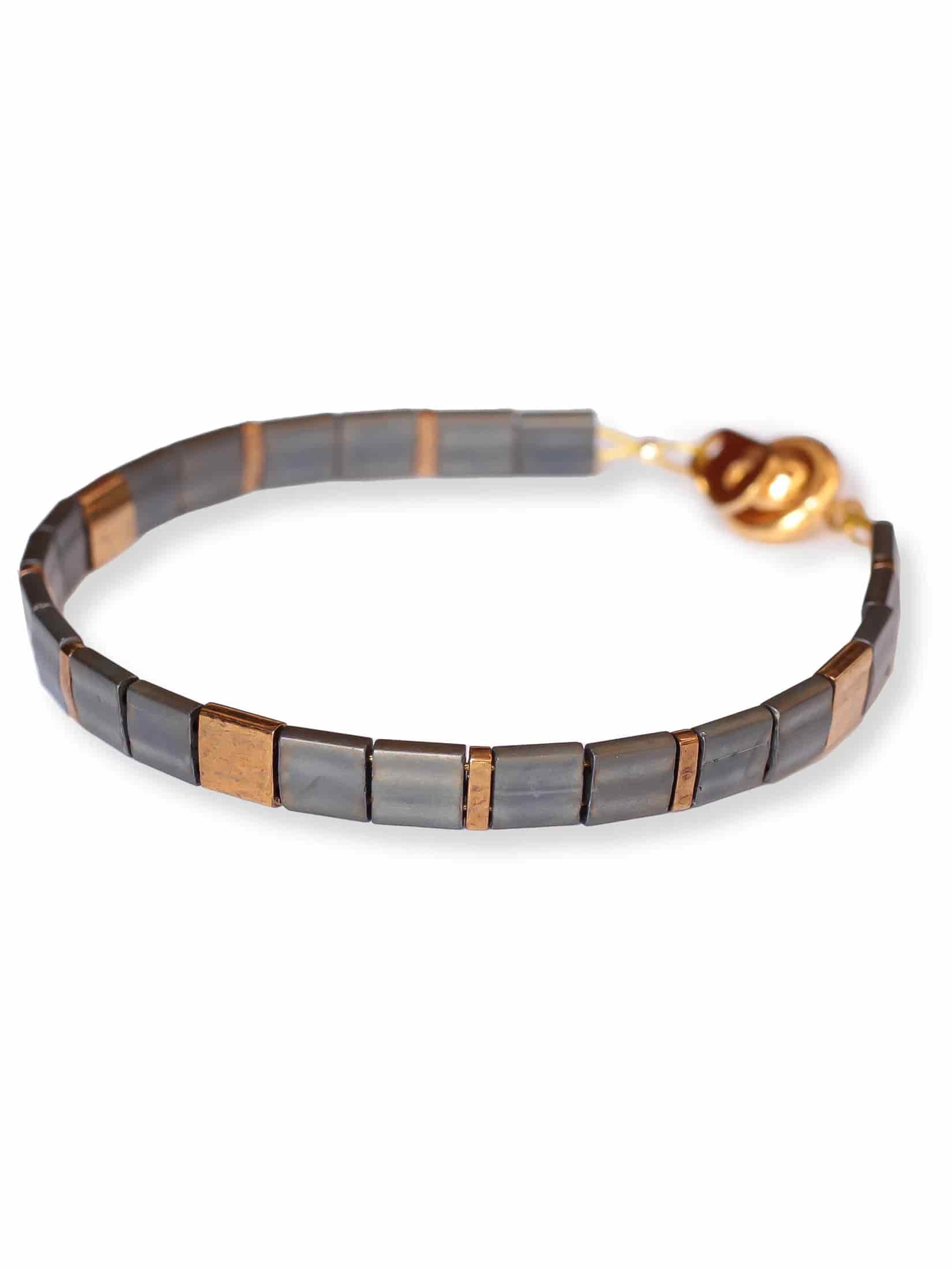 Brazalete Miyuki Tila Estuario 5mm - miniatura 1