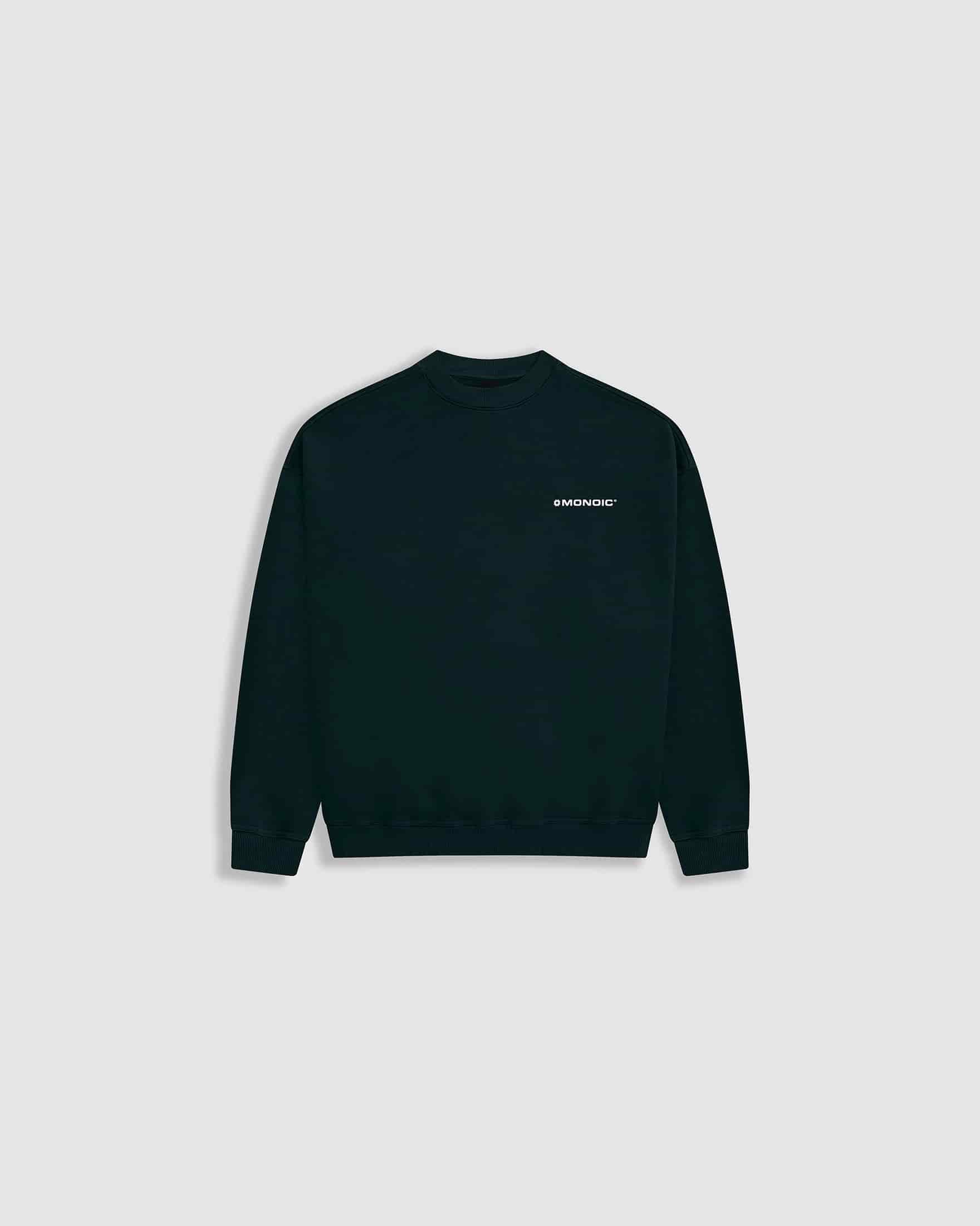 Crewneck Oversized Básico V4 - Forest Green - miniatura 1