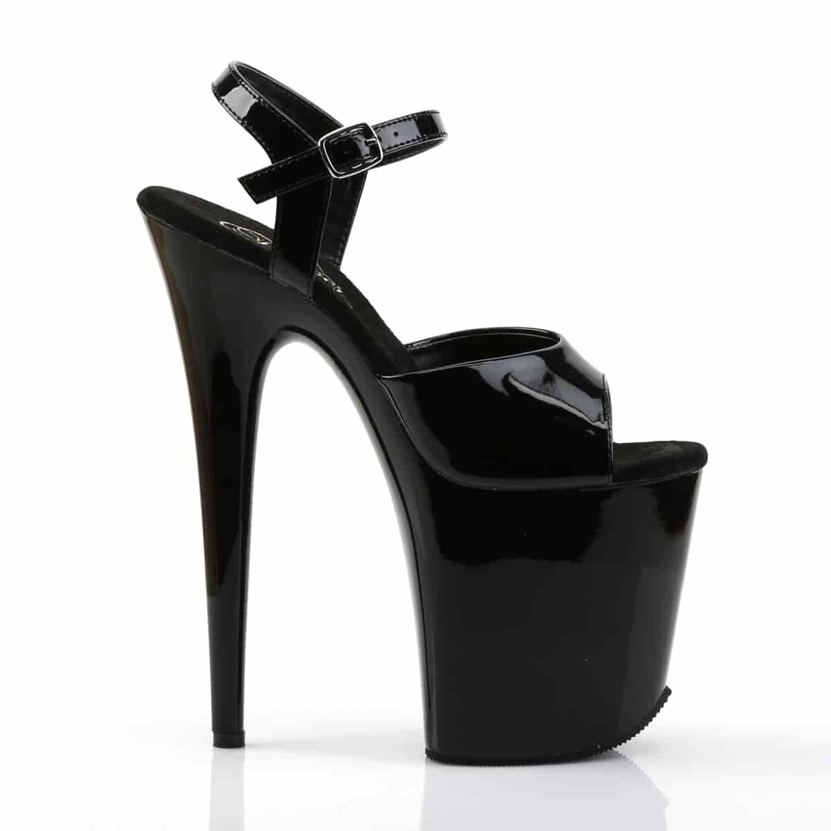Tacones Flamingo Negros – Plataforma Pleaser –  FLAM809 - miniatura 2