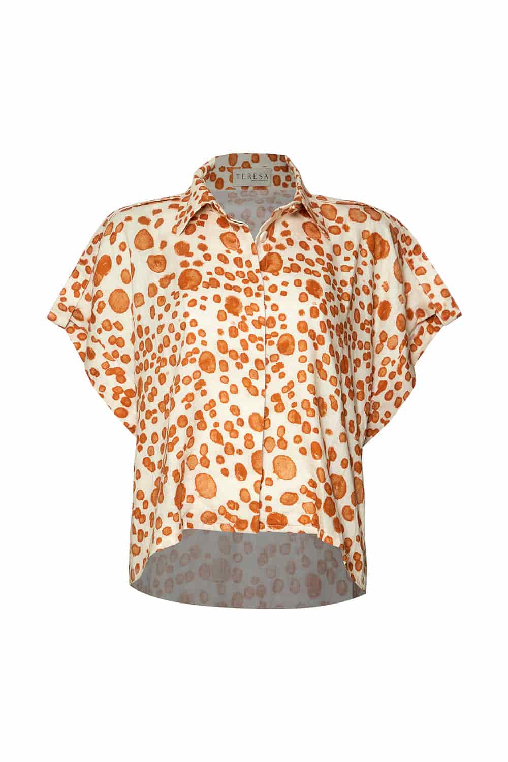 Camisa Creta puntos naranja - miniatura 2