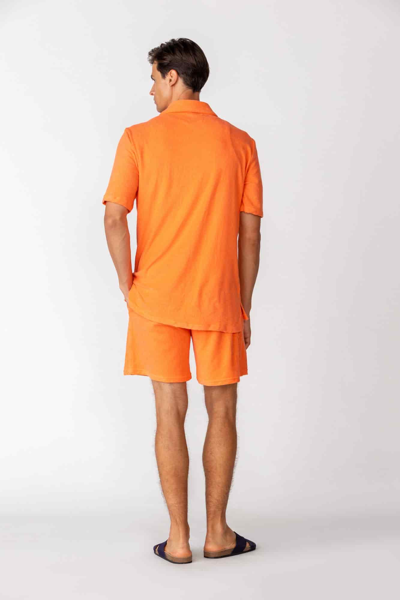 Men's hemp shorts orange - miniatura 2