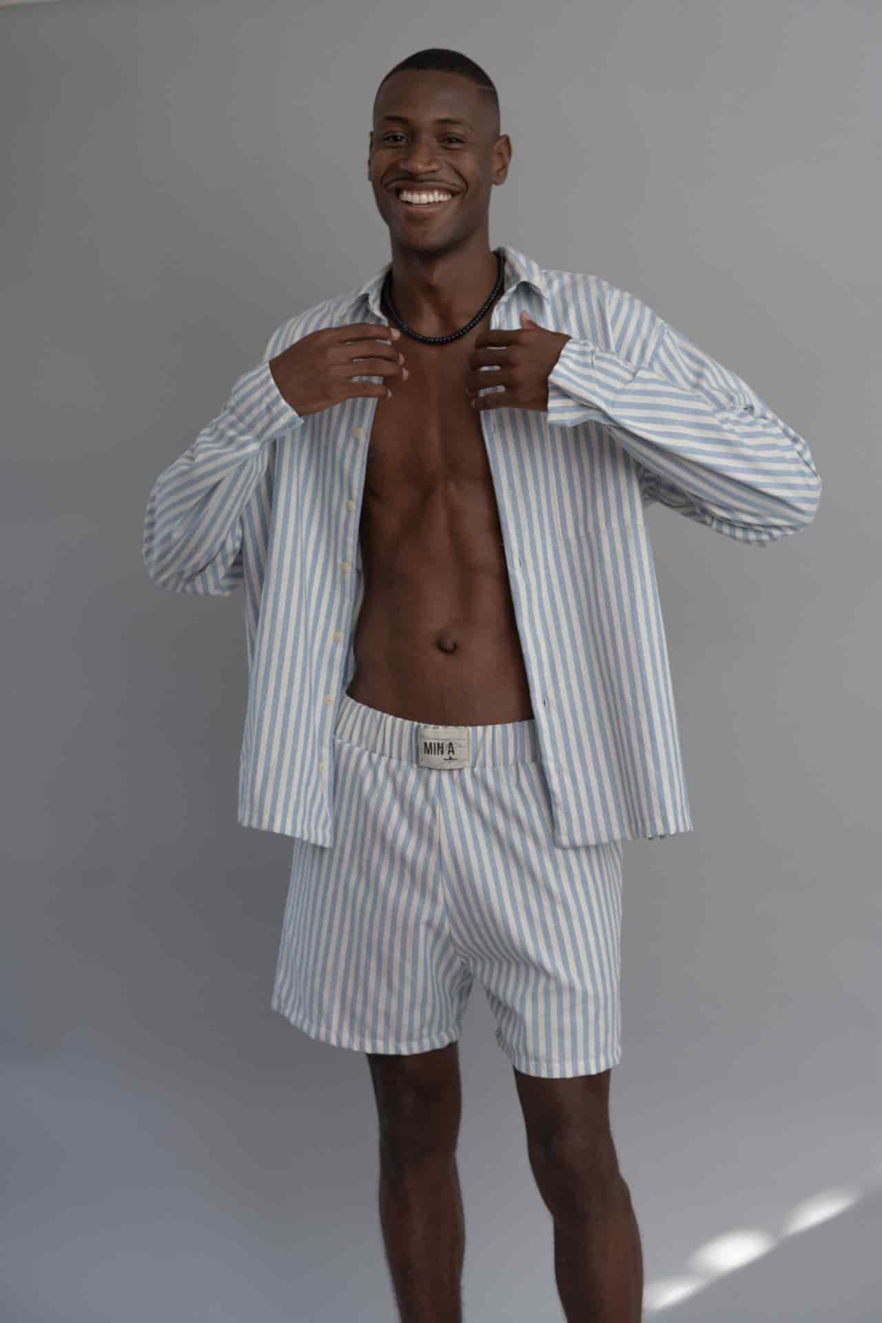 Boxer Shorts Celeste - miniatura 1