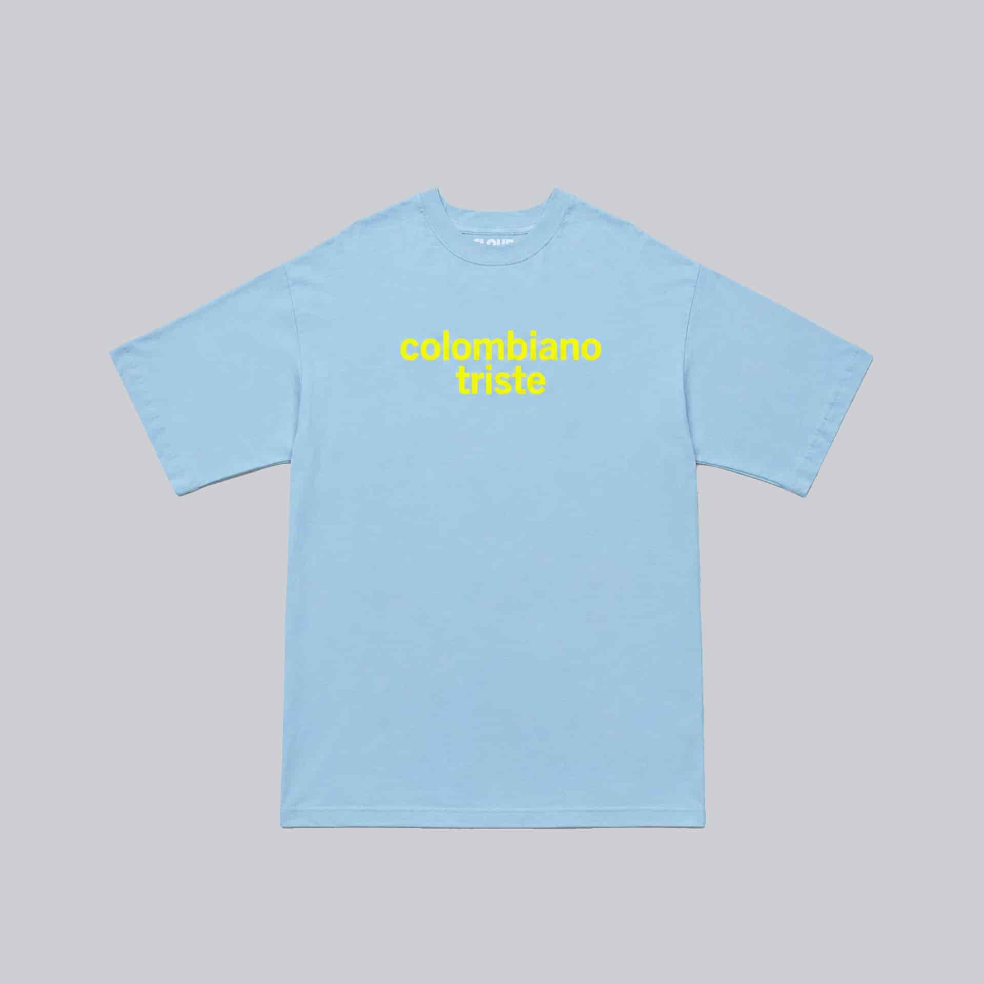 Camiseta colombiano triste azul bebe - miniatura 1