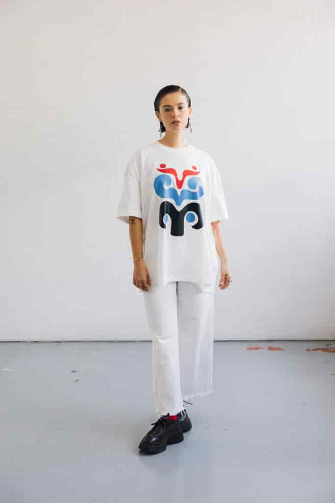 T-shirt Oversize Flor-Mariposa - miniatura 6