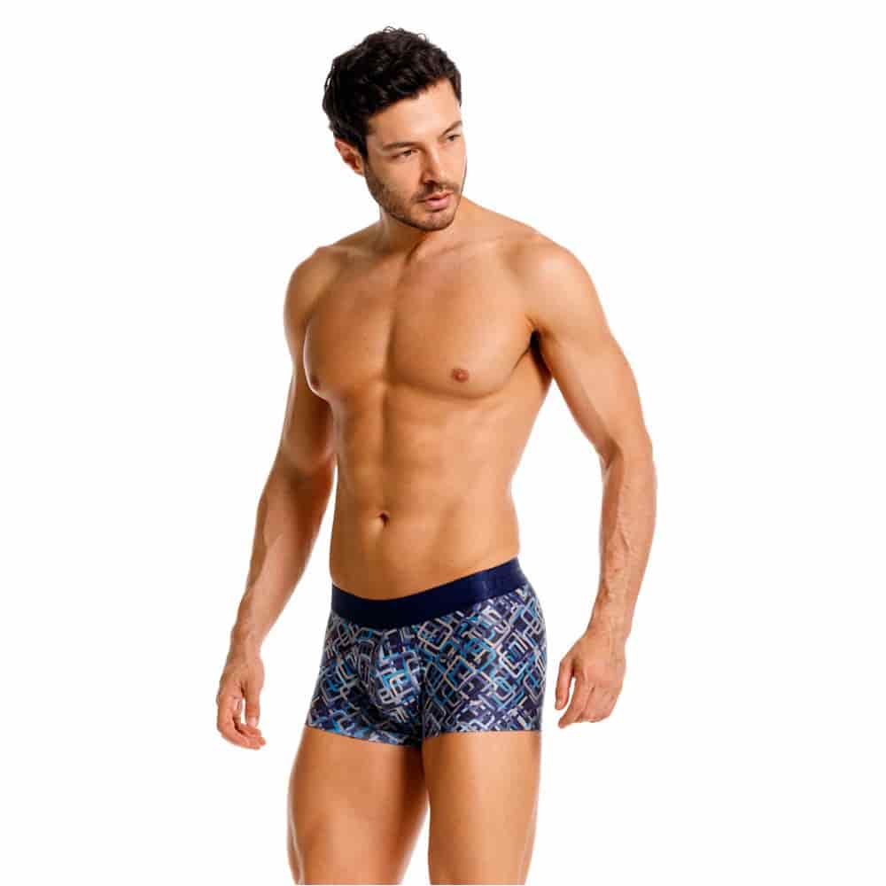 BOXER CORTO MARCO AZUL - miniatura 5