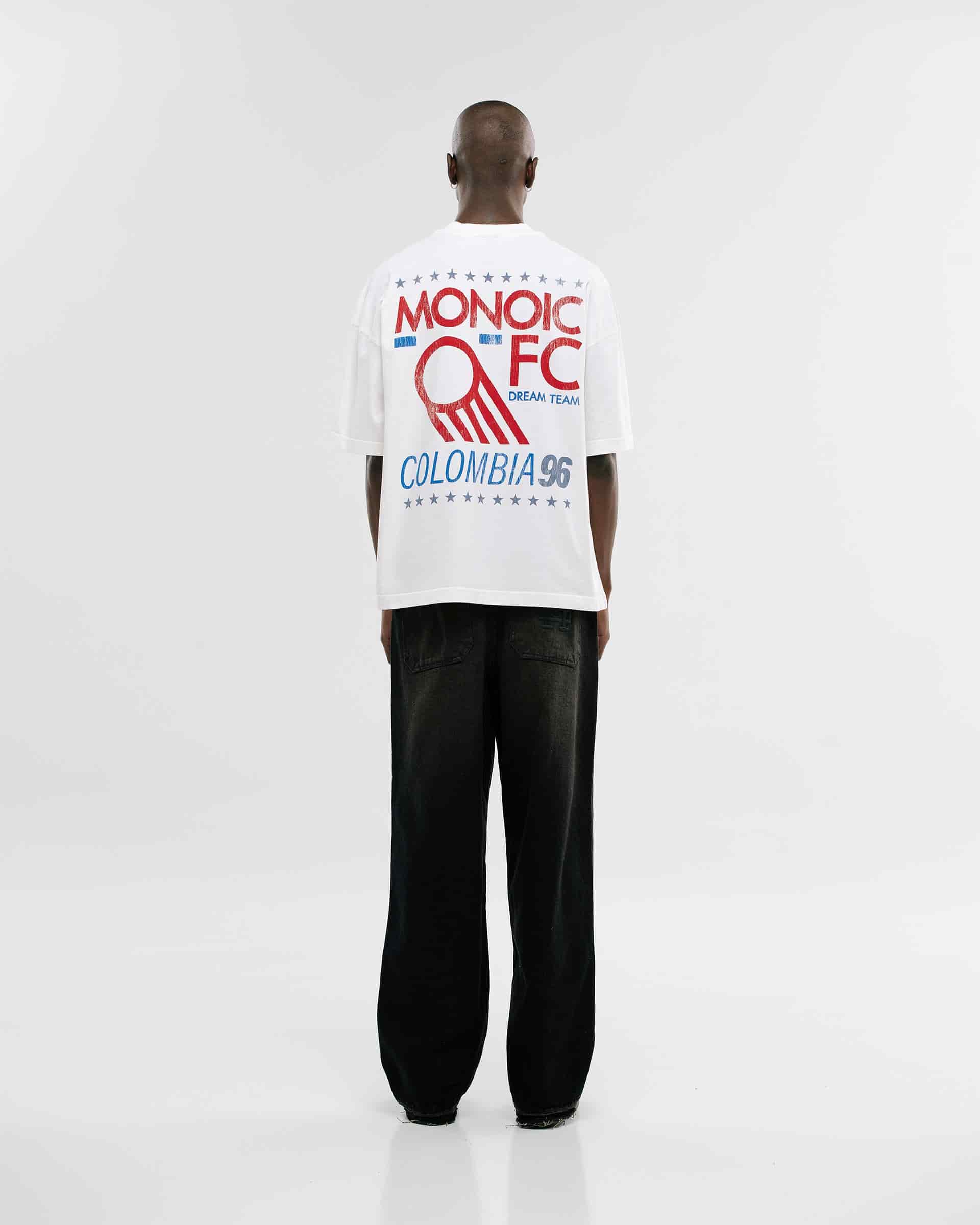 Camiseta Boxy Fit MONOIC F.C - Off White - miniatura 4