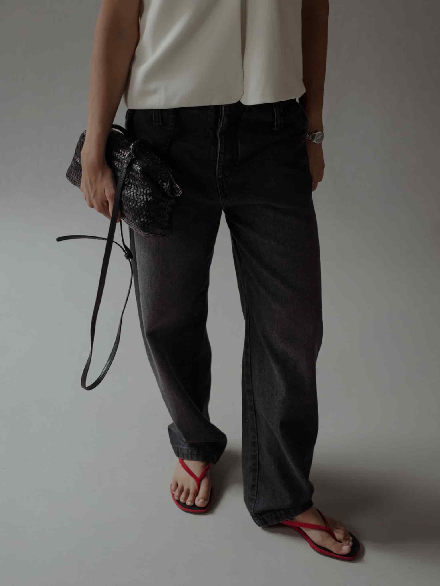 SARTORIAL BARREL JEAN - BLACK PEPPER - miniatura 1