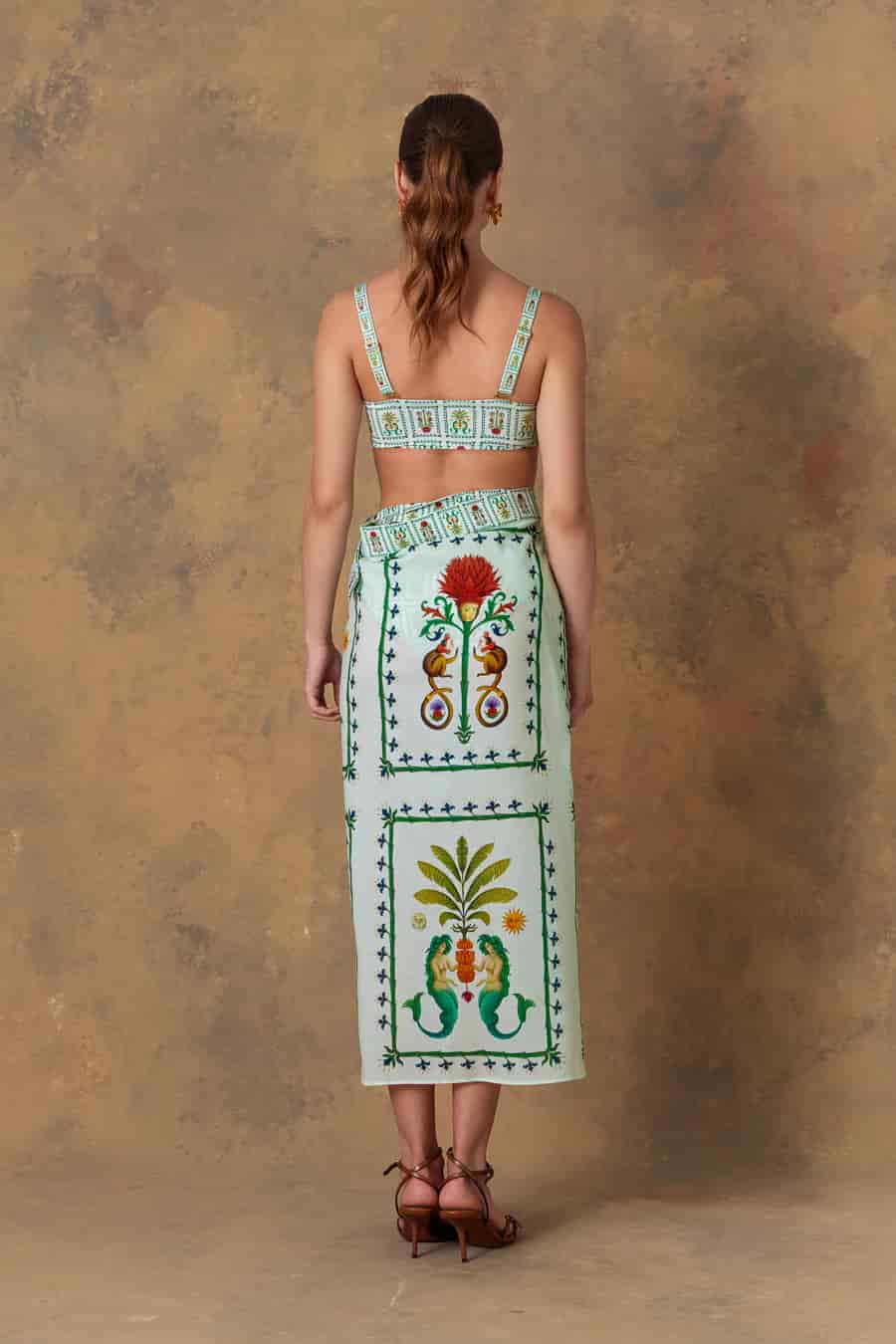 Women's pareo cotton silvan light green - miniatura 6