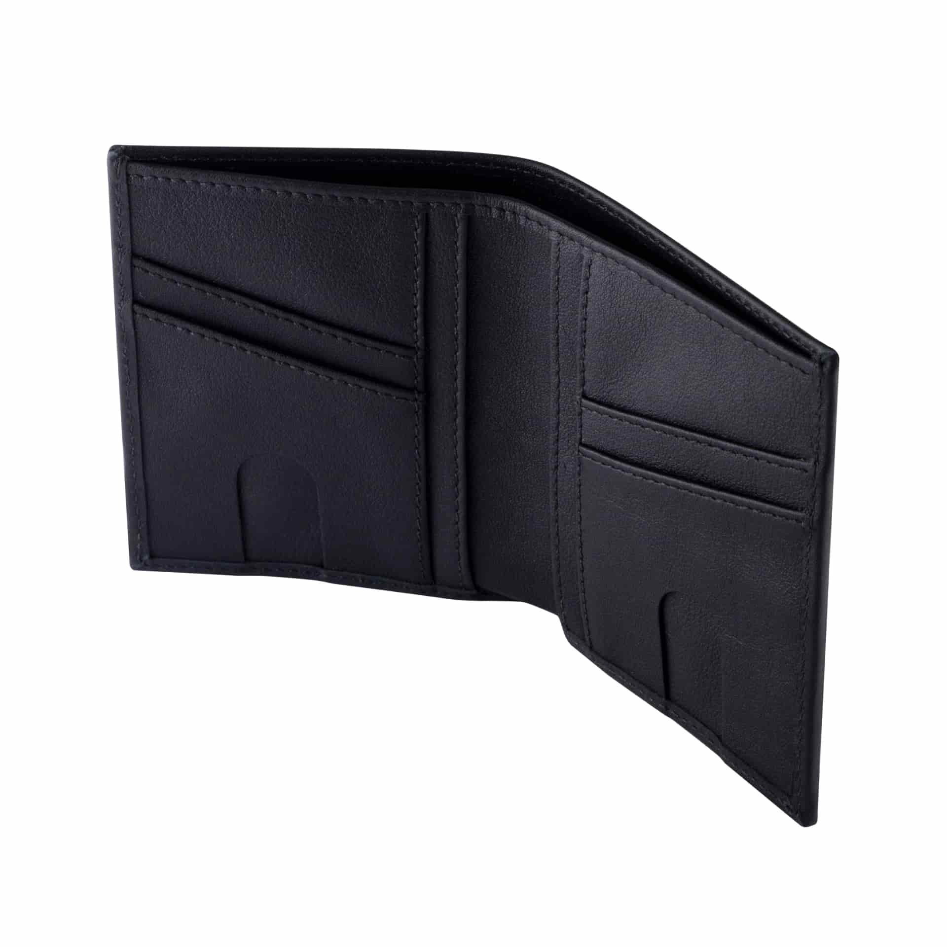 Billetera Compact de Lona (Negra) — Con Grabado de Iniciales - miniatura 4