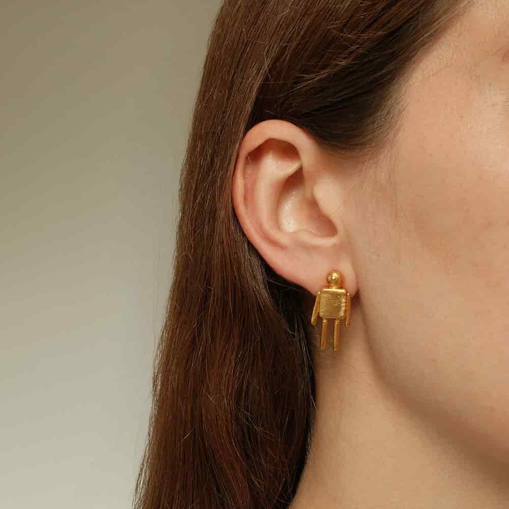 Aretes Robot Mini - miniatura 2