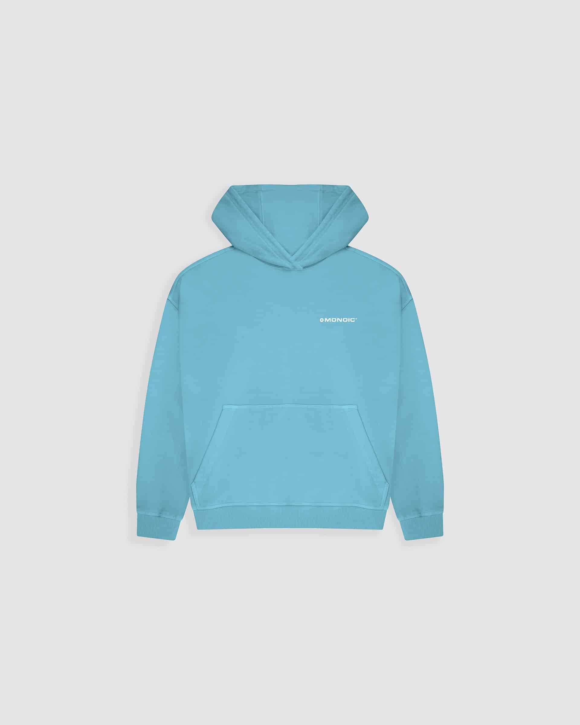 Hoodie Oversized Básico V4 - Azul Claro - miniatura 1