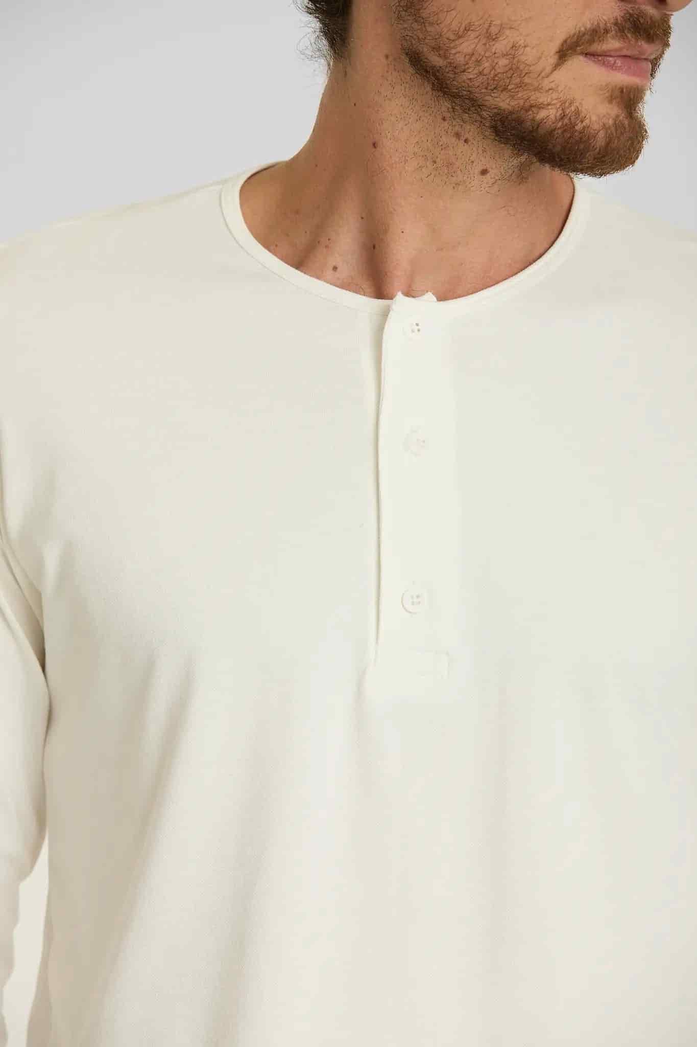 Camiseta Henley Crudo - miniatura 3
