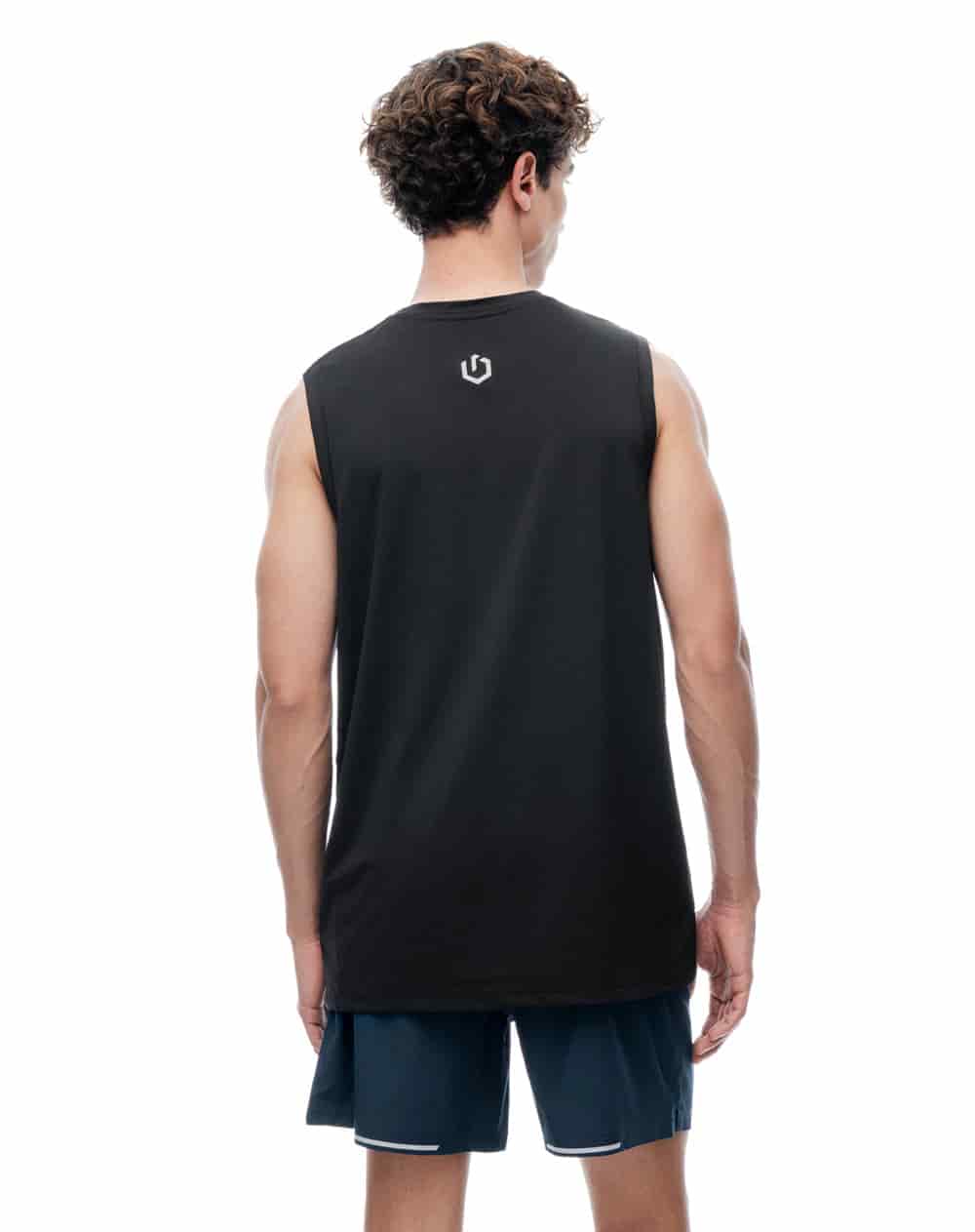 Pantaloneta deportiva azul hombre - miniatura 3