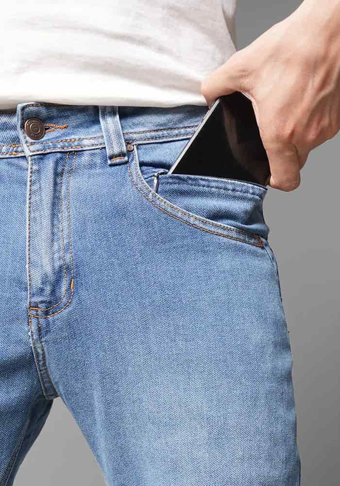 Jean para Hombre Trend Color Azul Claro - miniatura 2