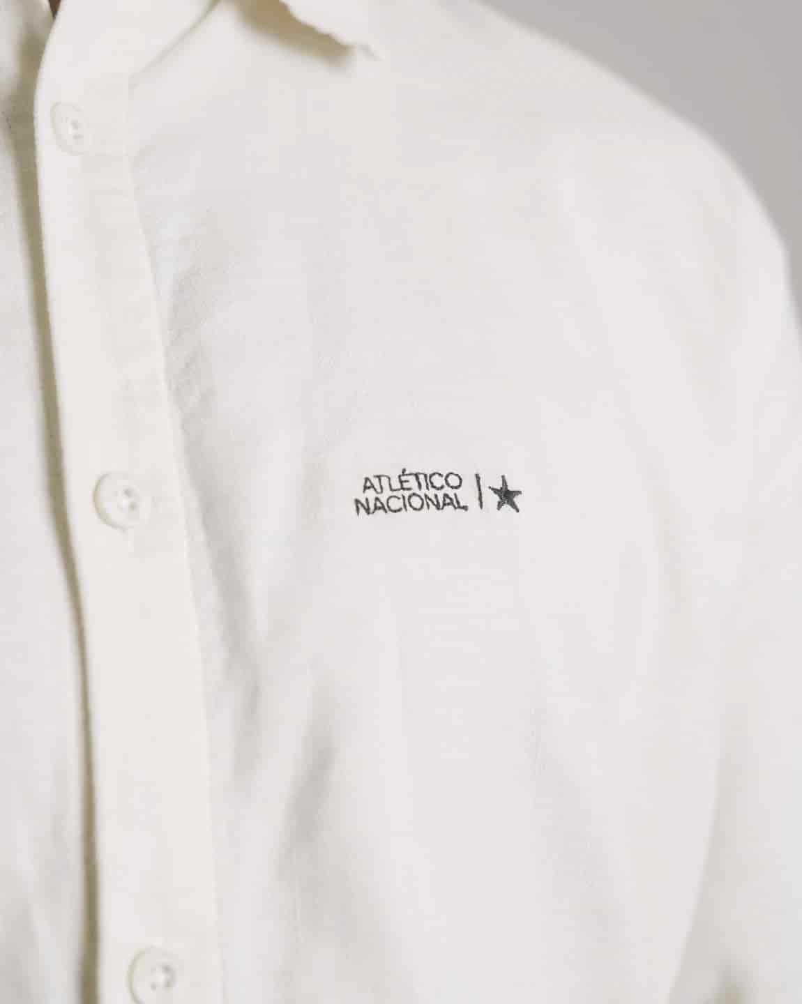 CAMISA LINO MANGA LARGA CRUDA HOMBRE - miniatura 3