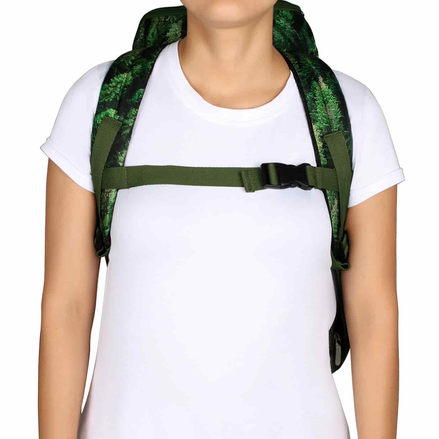 Morral Viajero ULTRA Plegable Estampado Bosque Citybags Multicolor - miniatura 6