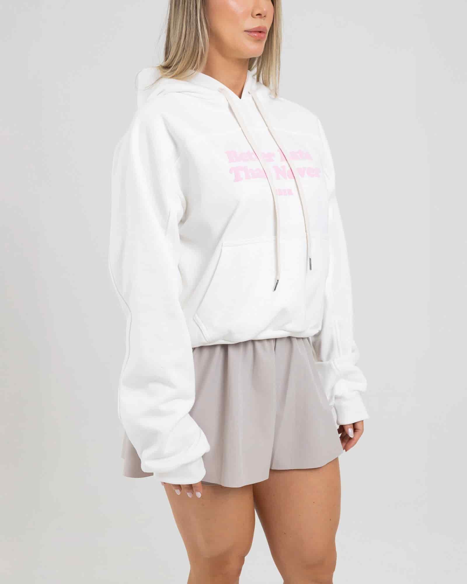 Hoodie bold breath marfil genuina - miniatura 2