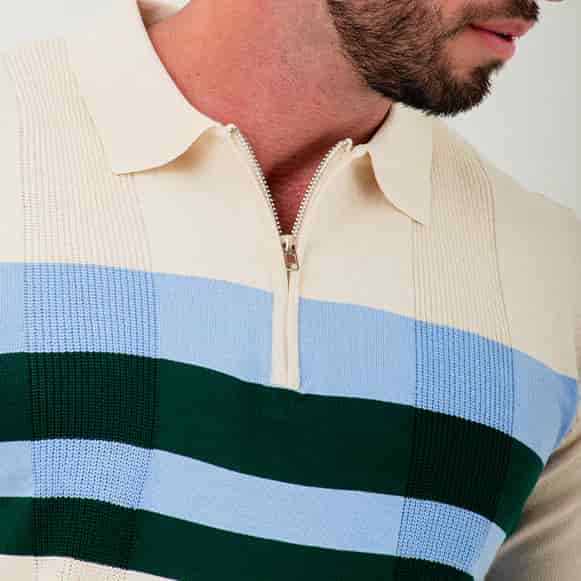 SUETER POLO MODA TEJIDO HOMBRE - miniatura 9