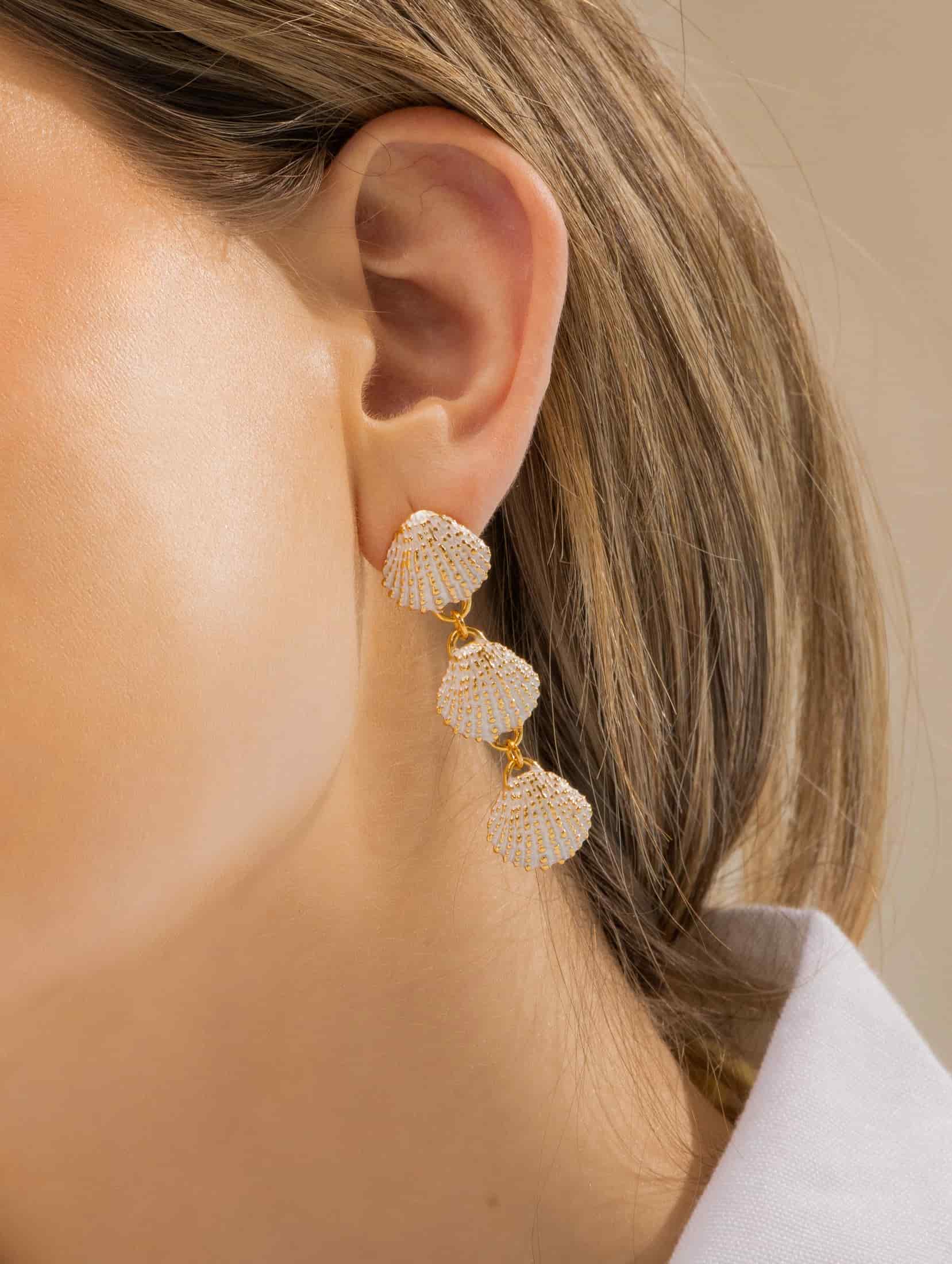 Maxi Aretes Concha Largo - miniatura 10