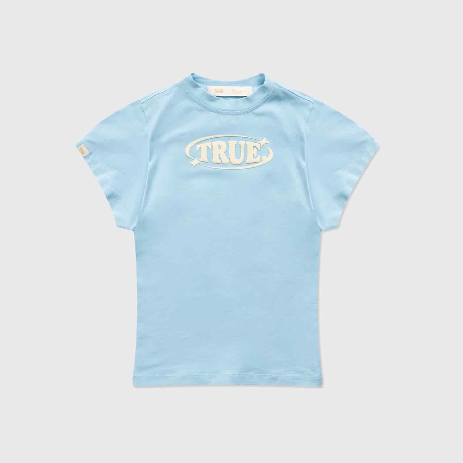 Pastel Fitted Tee - Baby Blue - miniatura 1