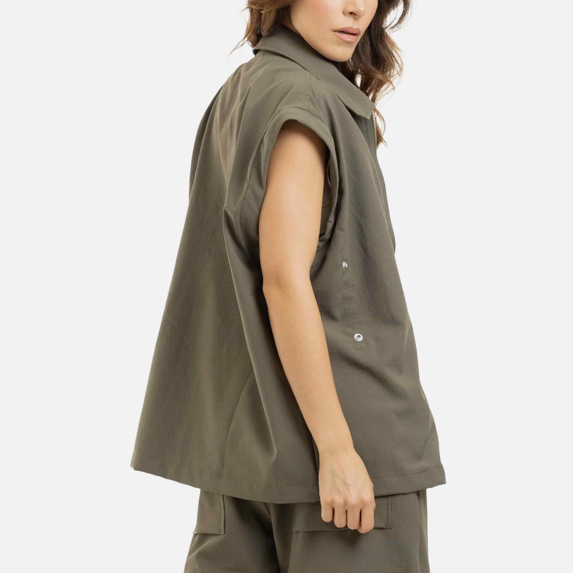 Convertible Utility Jacket Military Green - miniatura 13