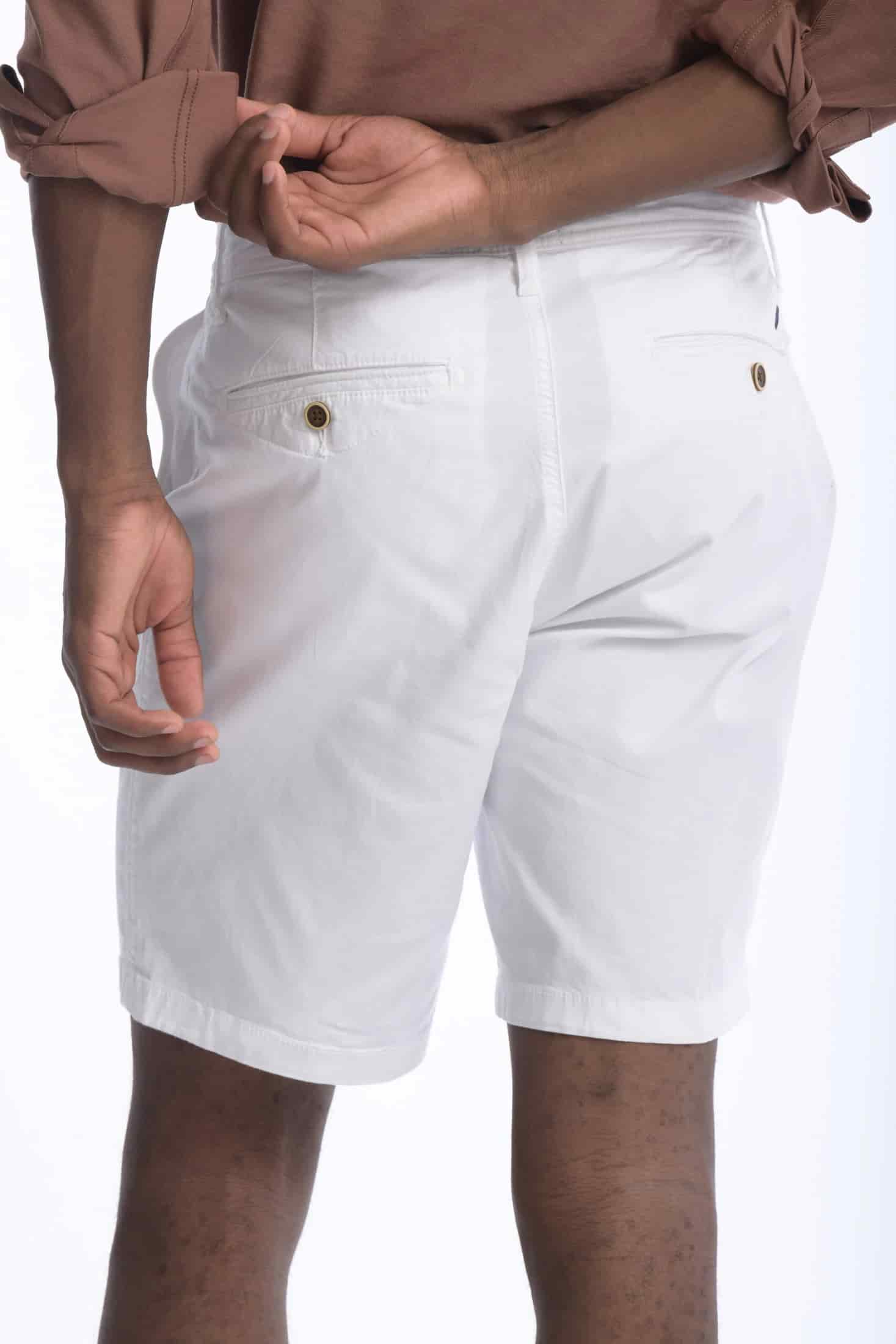 Bermuda Chino Dril Blanco - miniatura 2