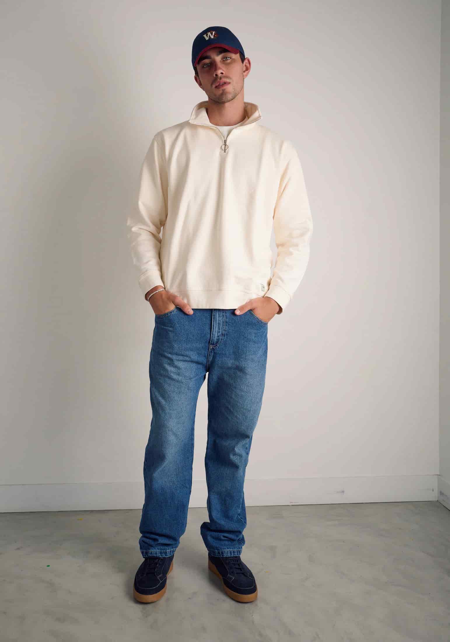 Buzo H Half Zip Oliver Marfil - miniatura 3