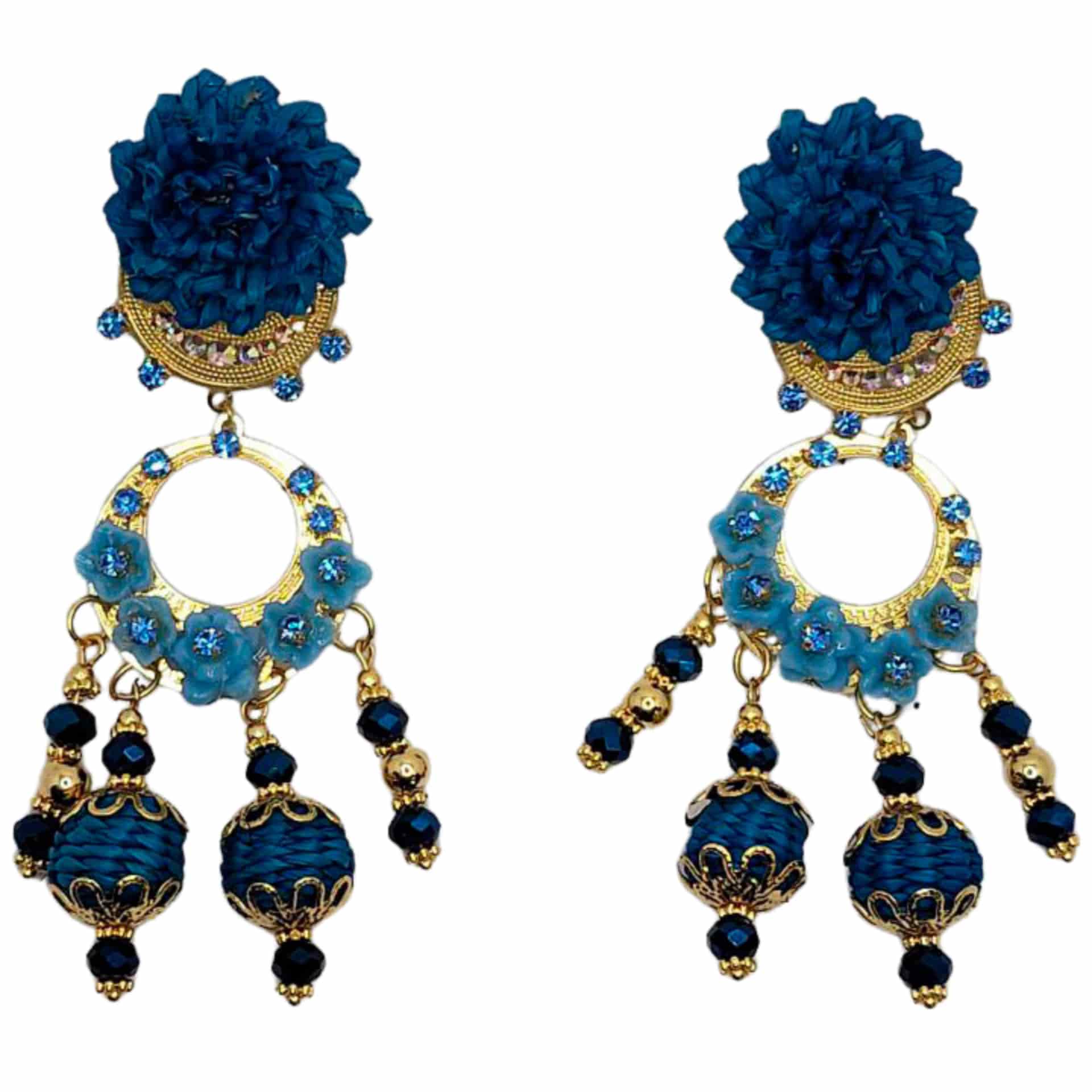 Petal Cascade Hoop Earrings - miniatura 3