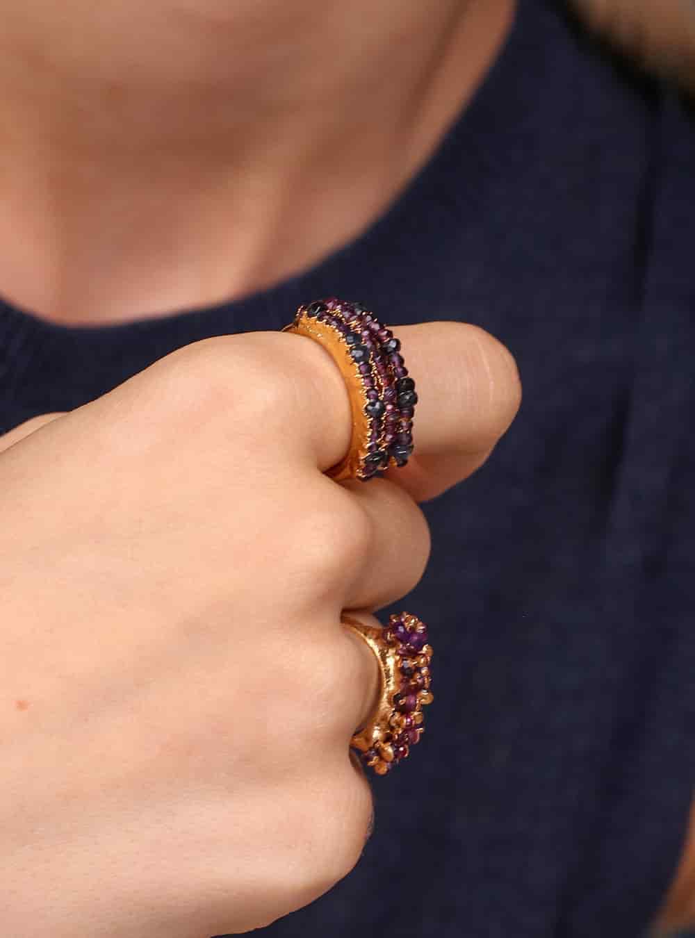 Anillo Semi Sin Fin Blue - miniatura 2