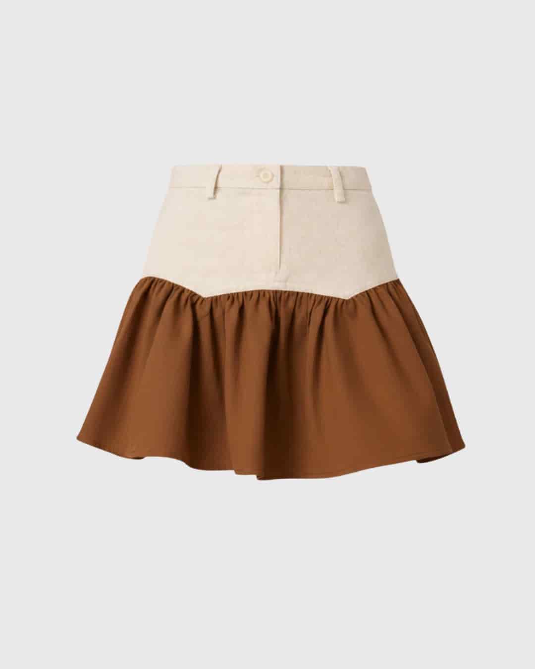 SAND STRIPE MINI SKIRT (ROSA) - miniatura 3
