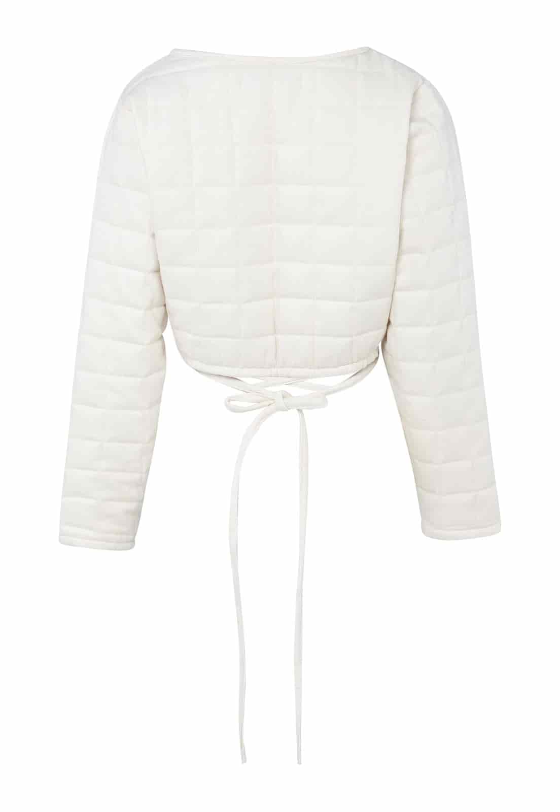 Claude Puffy Shirt Cream - miniatura 4