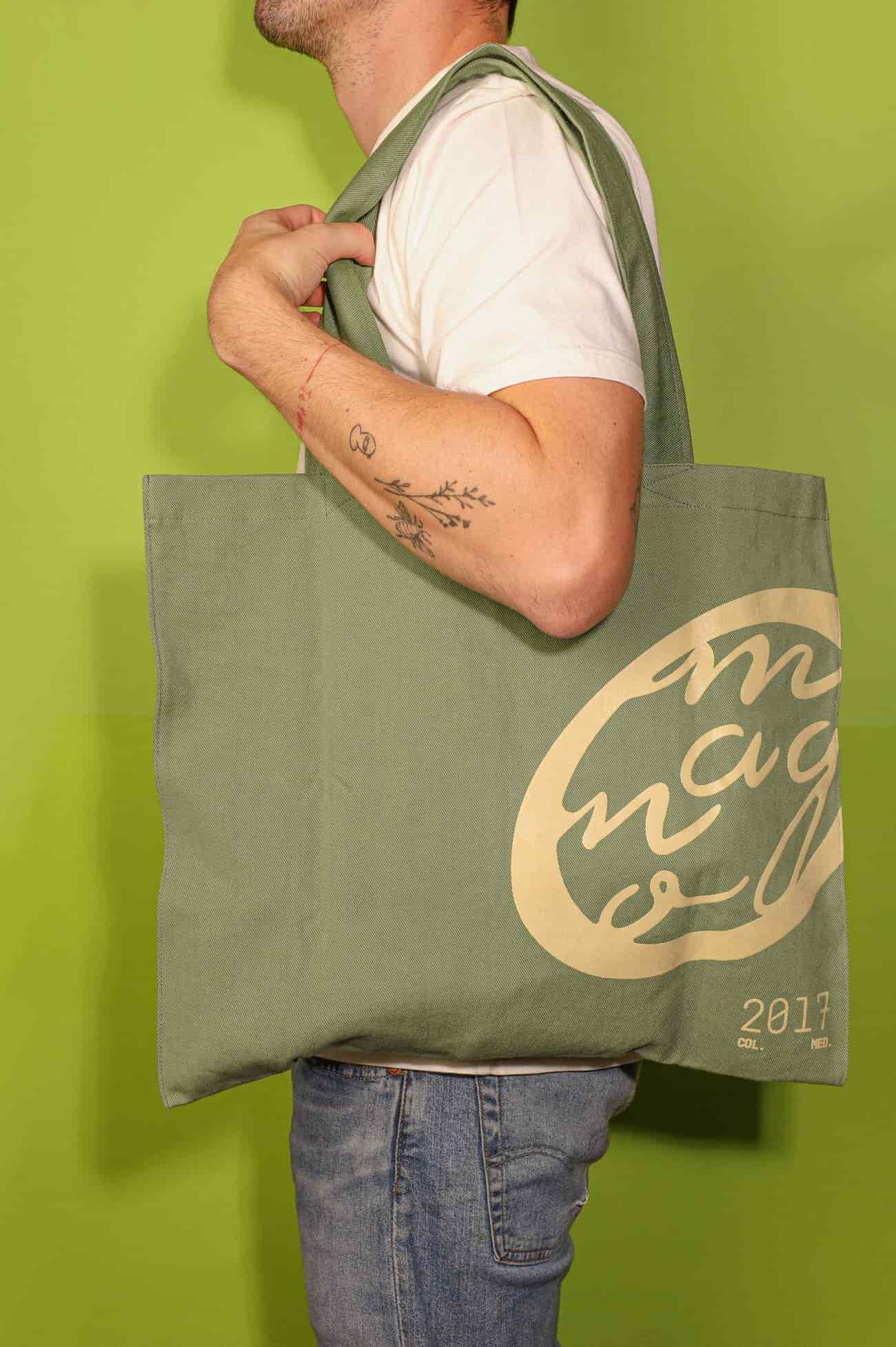 Tote bag - washed green - miniatura 4