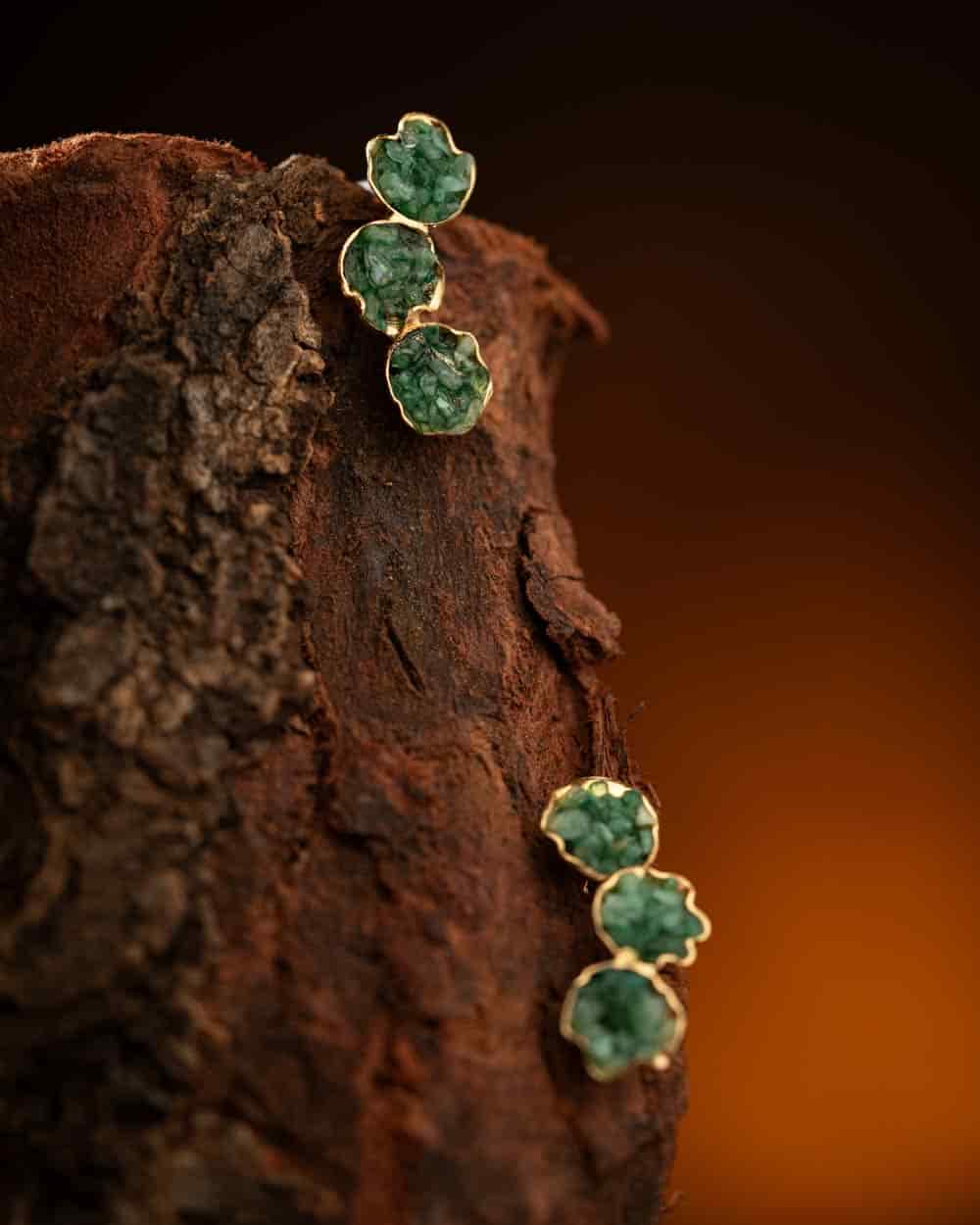 Aretes Topo Flores de Morrallas - miniatura 4
