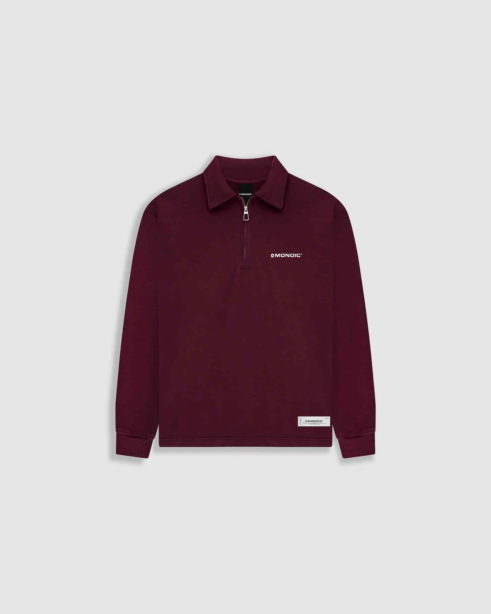 Quarter Zip V3 - Burgundy - miniatura 7