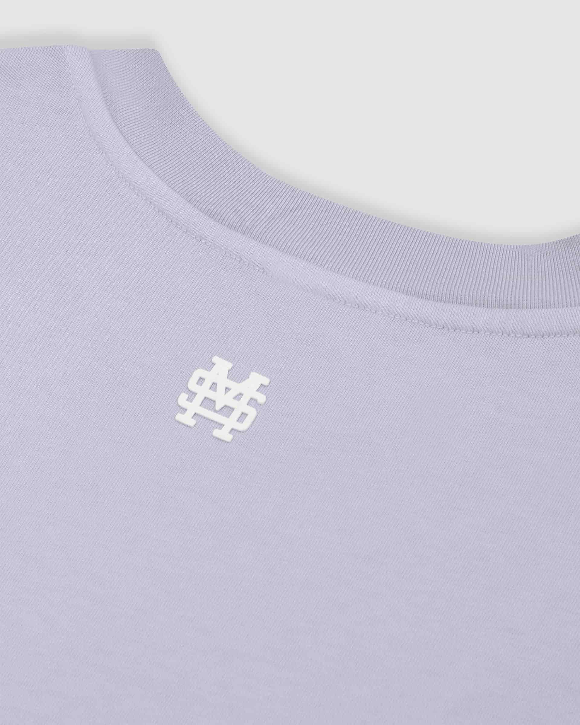 Camiseta Boxy Fit Básica V2 - Lila - miniatura 4