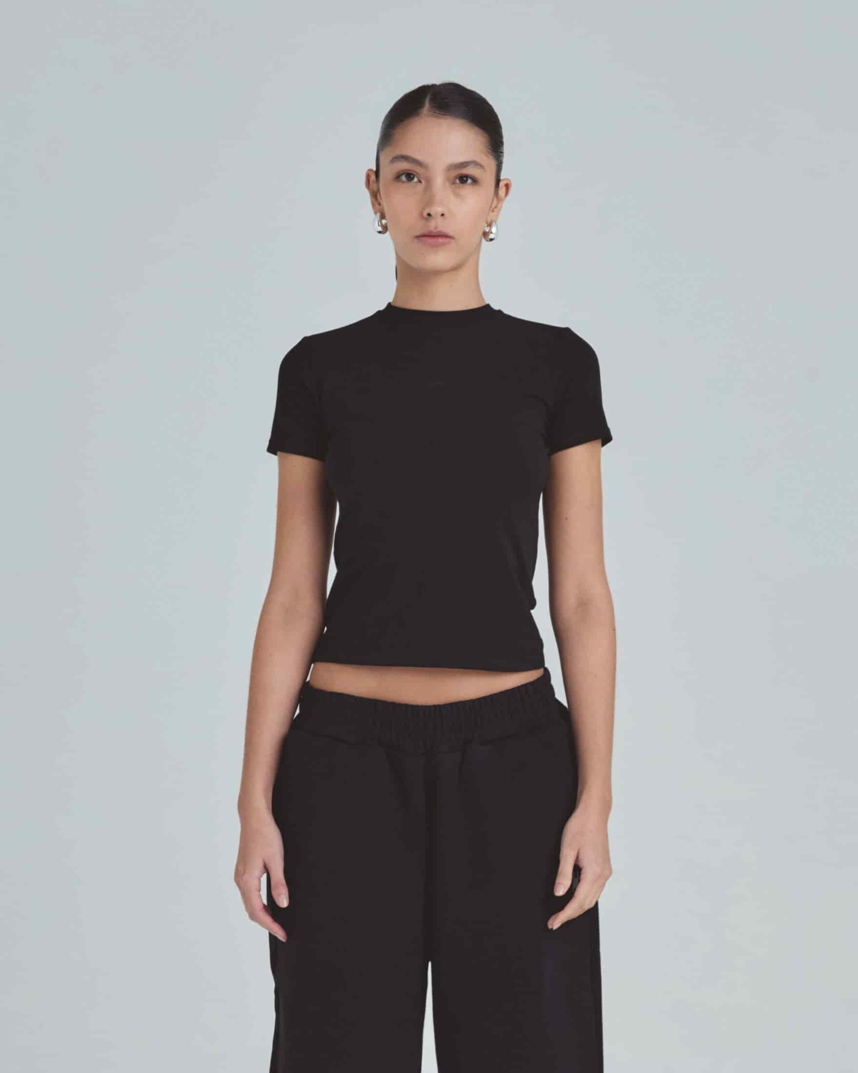 Line Undergold Studio Long Baby Tee Black - miniatura 2