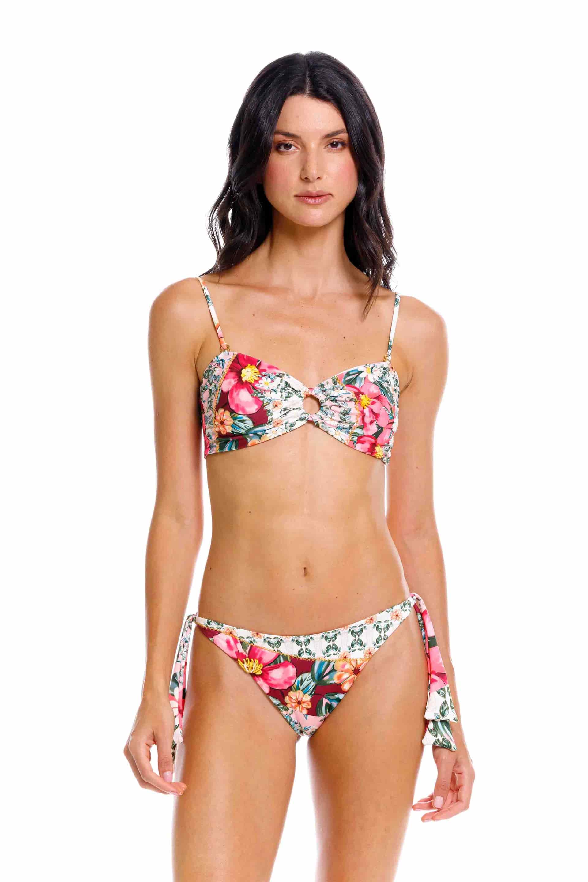 Top Strapless Argolla Bikini Kenia Ondas - miniatura 3