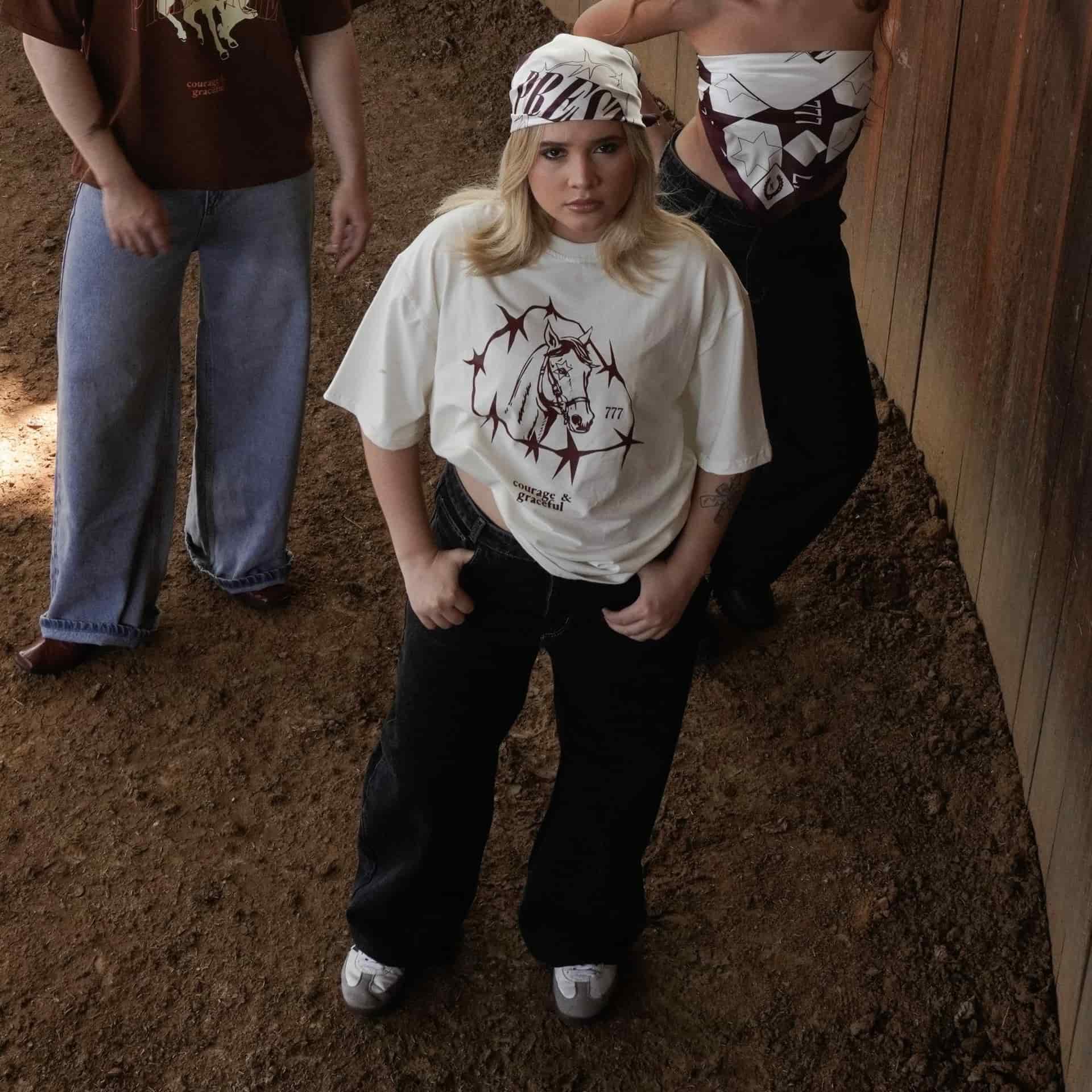 Bone T-Shirt Boxy Horse - miniatura 4