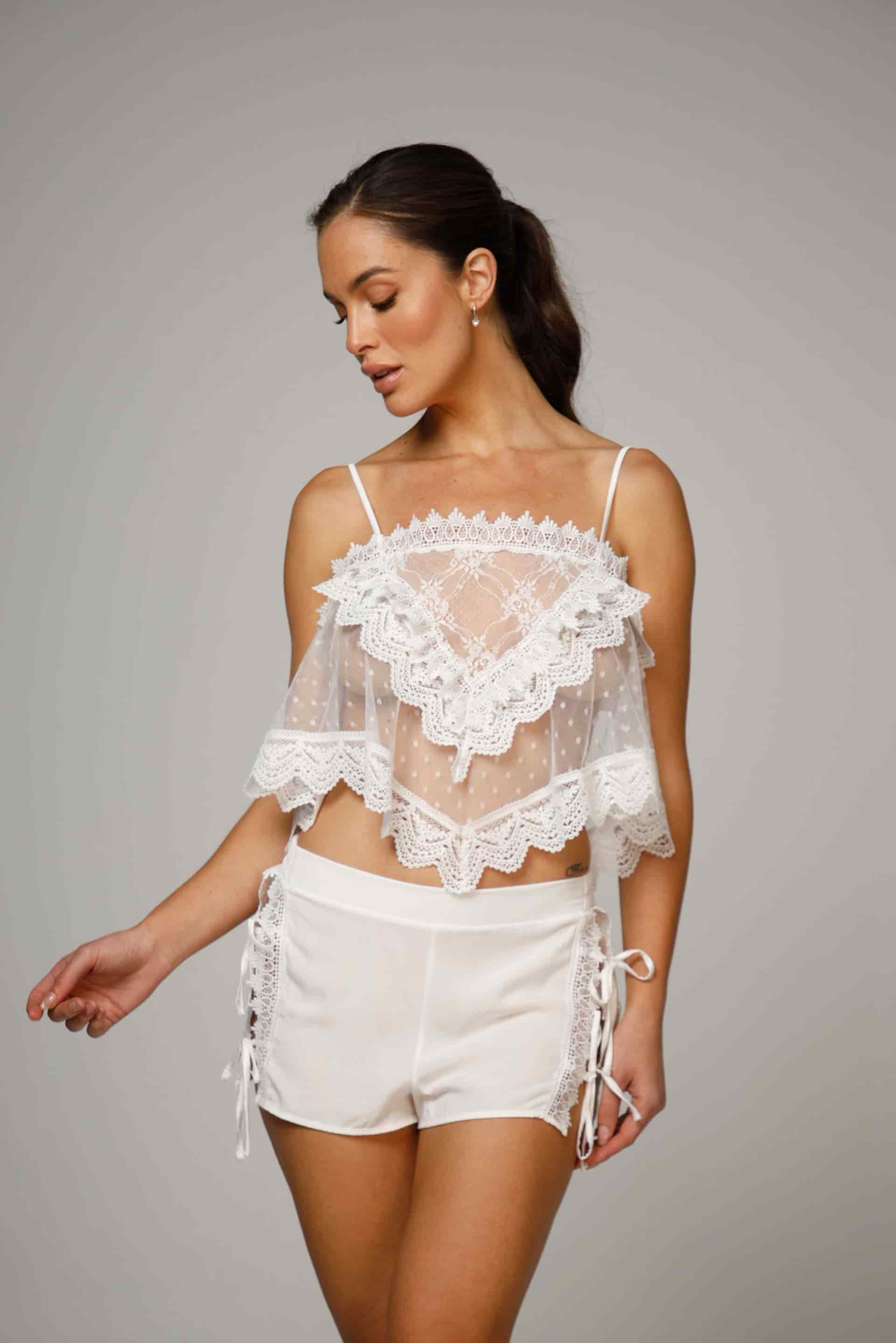 PIJAMA SHORT ELLIPSE ORIGEN CRUDO - miniatura 1