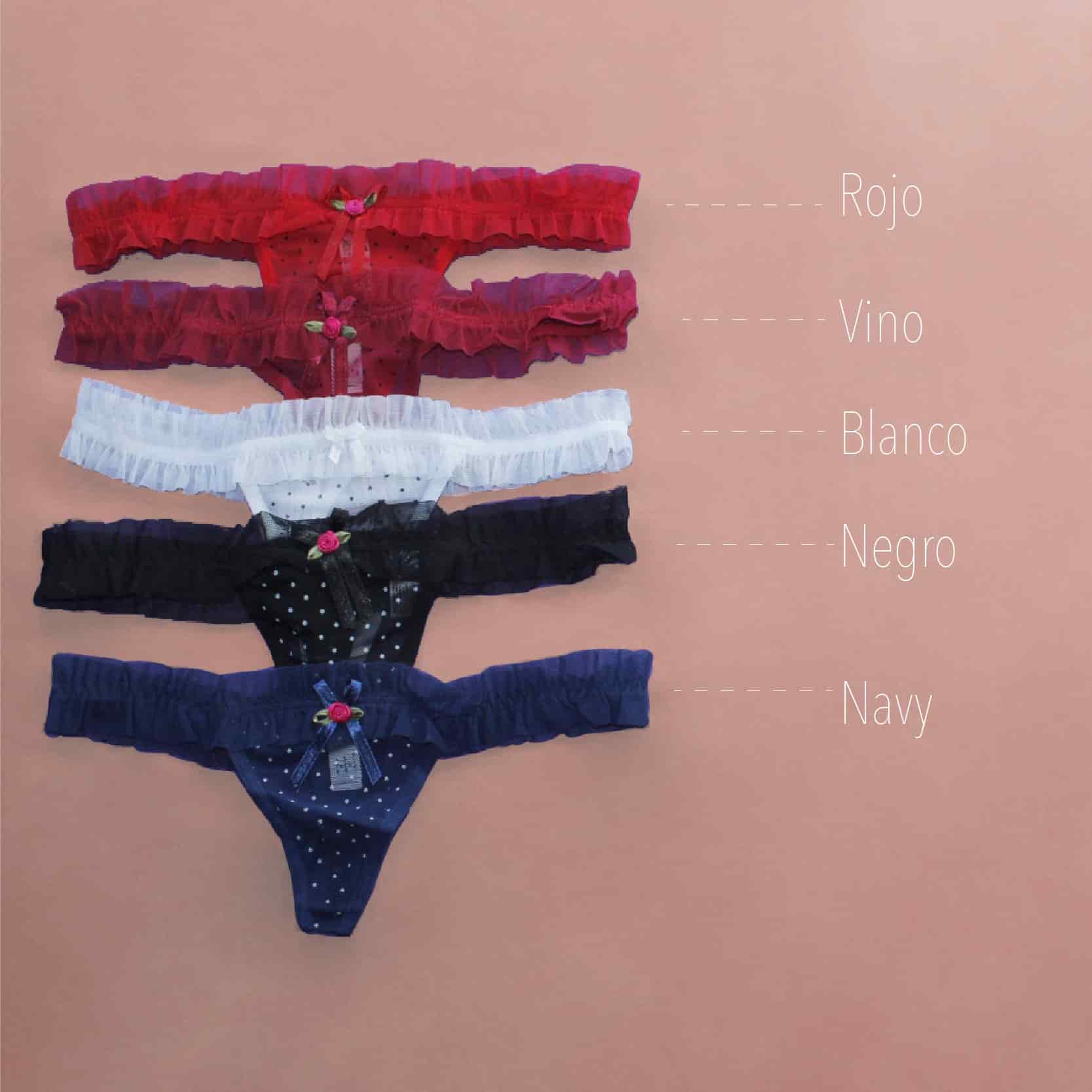 Panty En Tull Estampado Con Fajón - miniatura 4