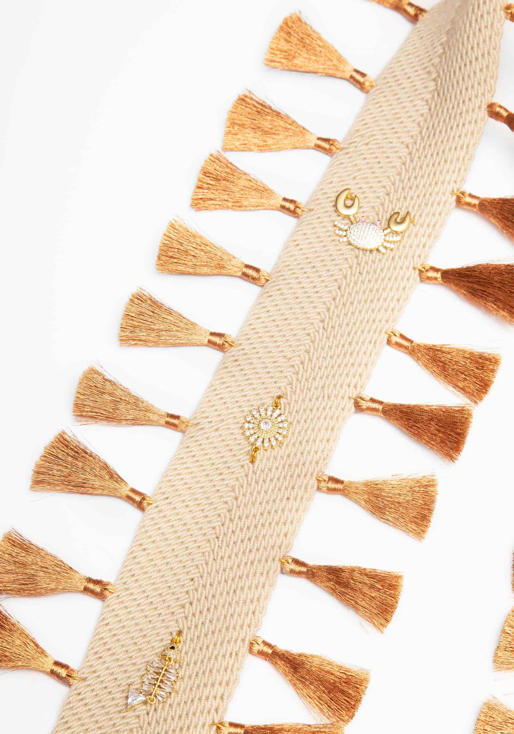 Strap Mediano Beige-Cafe - miniatura 2
