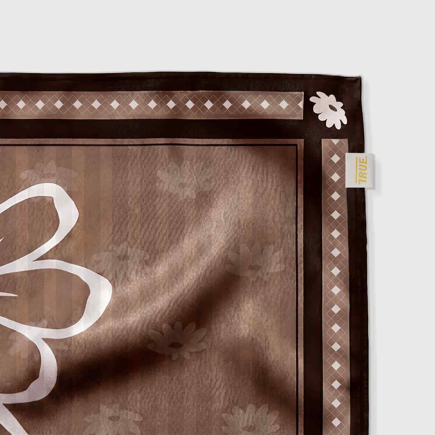 Flowers Bandana - Beige - miniatura 3