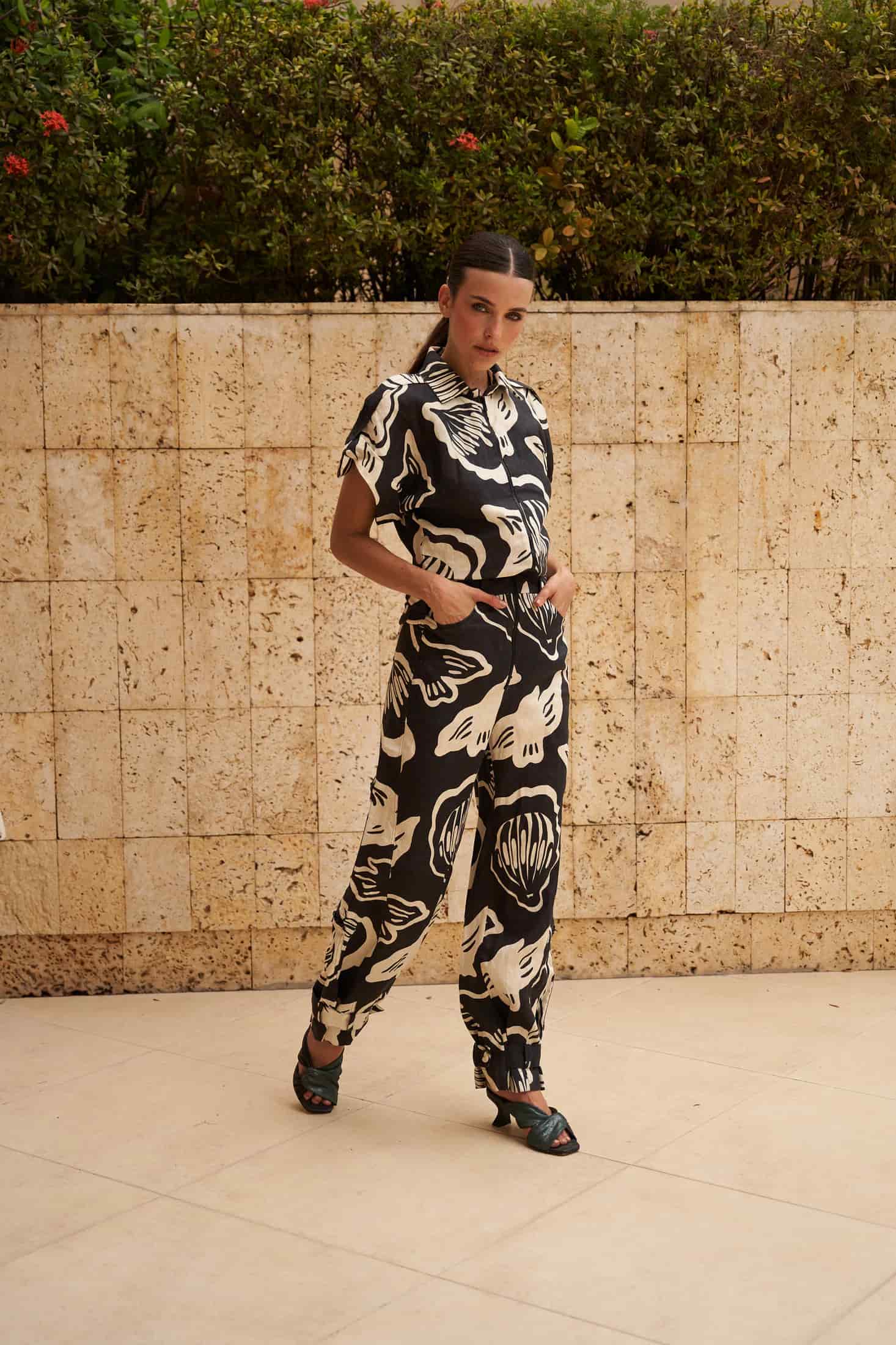 Jumpsuit Kauai Negro - miniatura 1