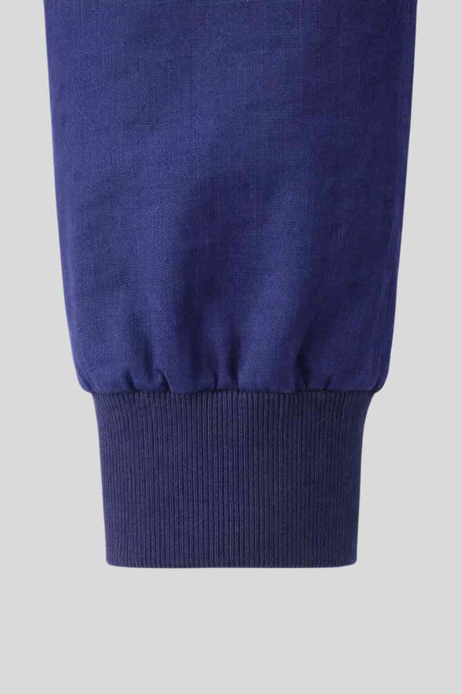 Men's linen bomber gennaro marine - miniatura 3