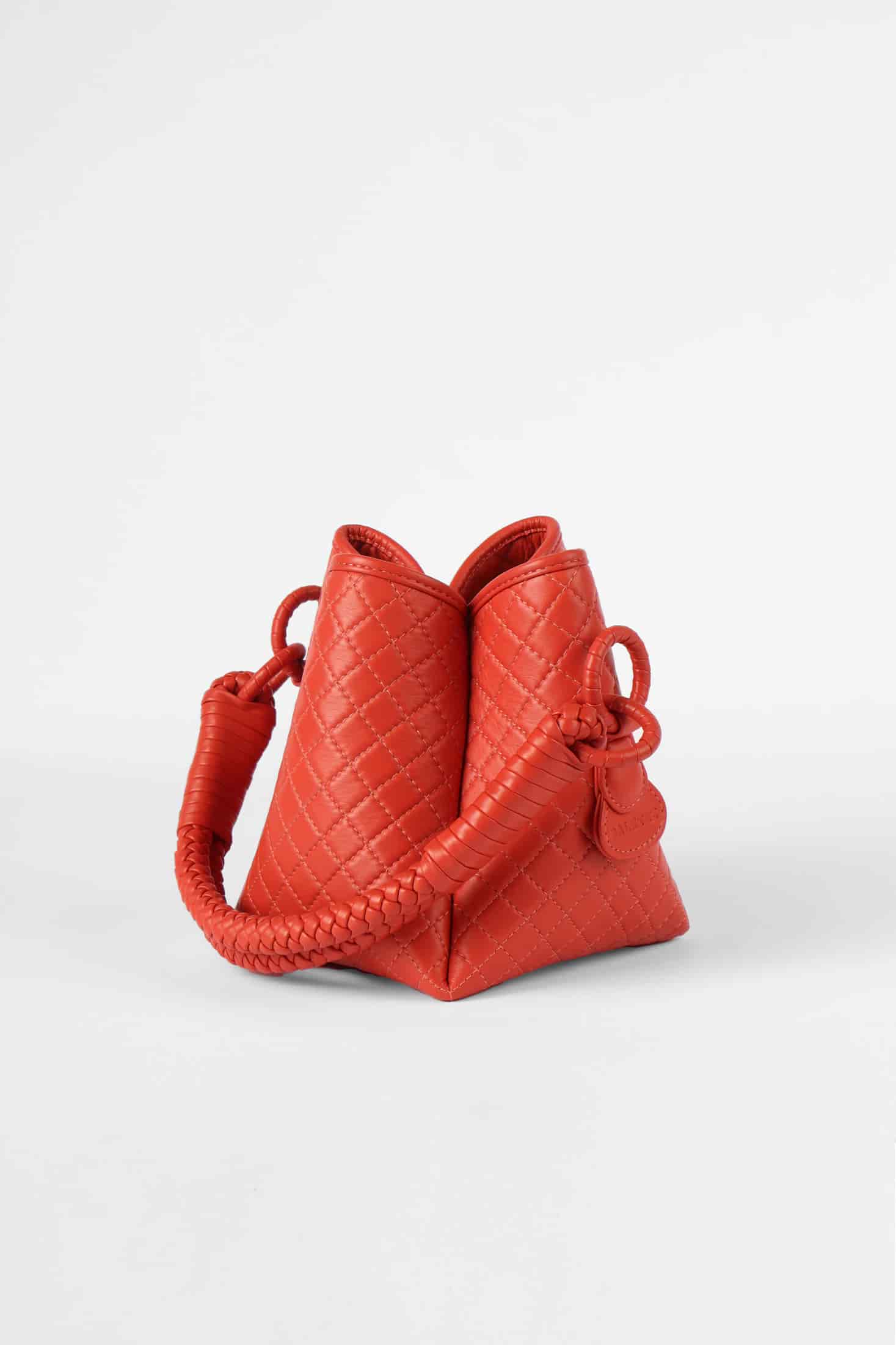 Tulip Mini Bucket Bag, Coral - miniatura 3