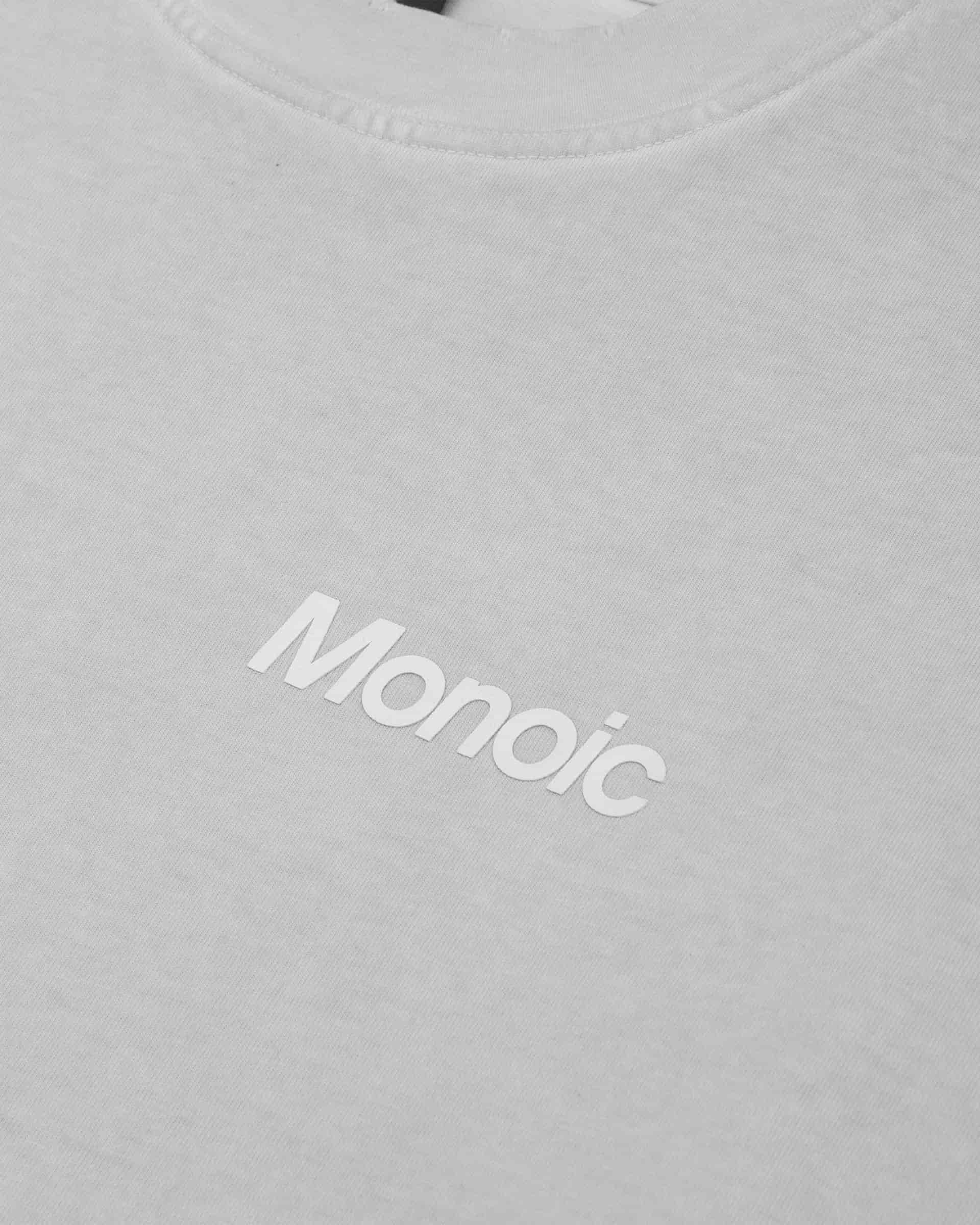 Camiseta Logo Oversized V2 - Gris Desgastado - miniatura 3
