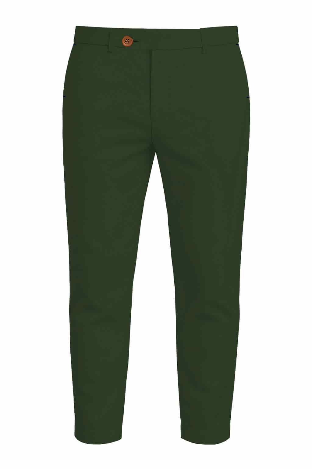 PANTALON POCKET VERDE MILITAR - miniatura 1